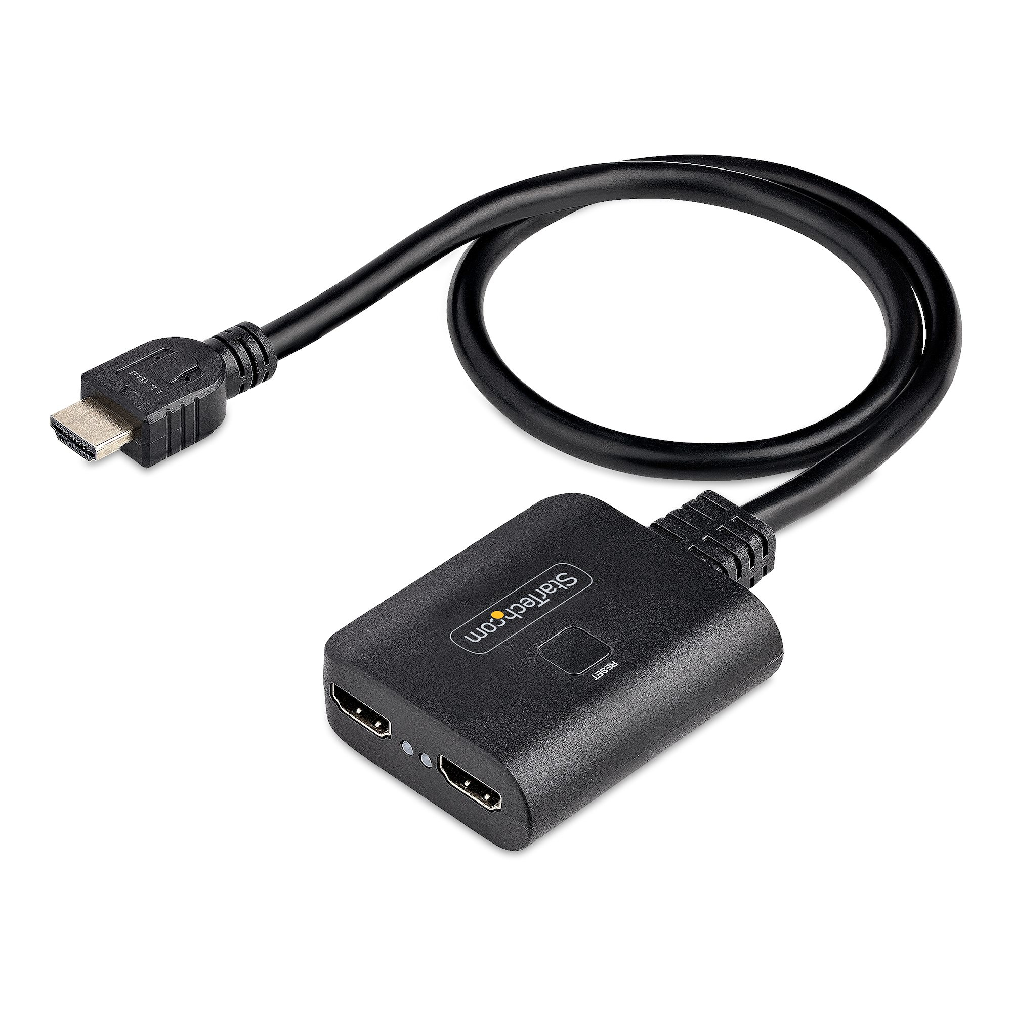 STARTECH.COM 2-Port HDMI Splitter 4K 60Hz HDMI 2.0 Video 4K HDMI Splitter 1In 2Out 1x2 HDMI Verteiler 4k HDR/HDCP Dual HDMI Splitter