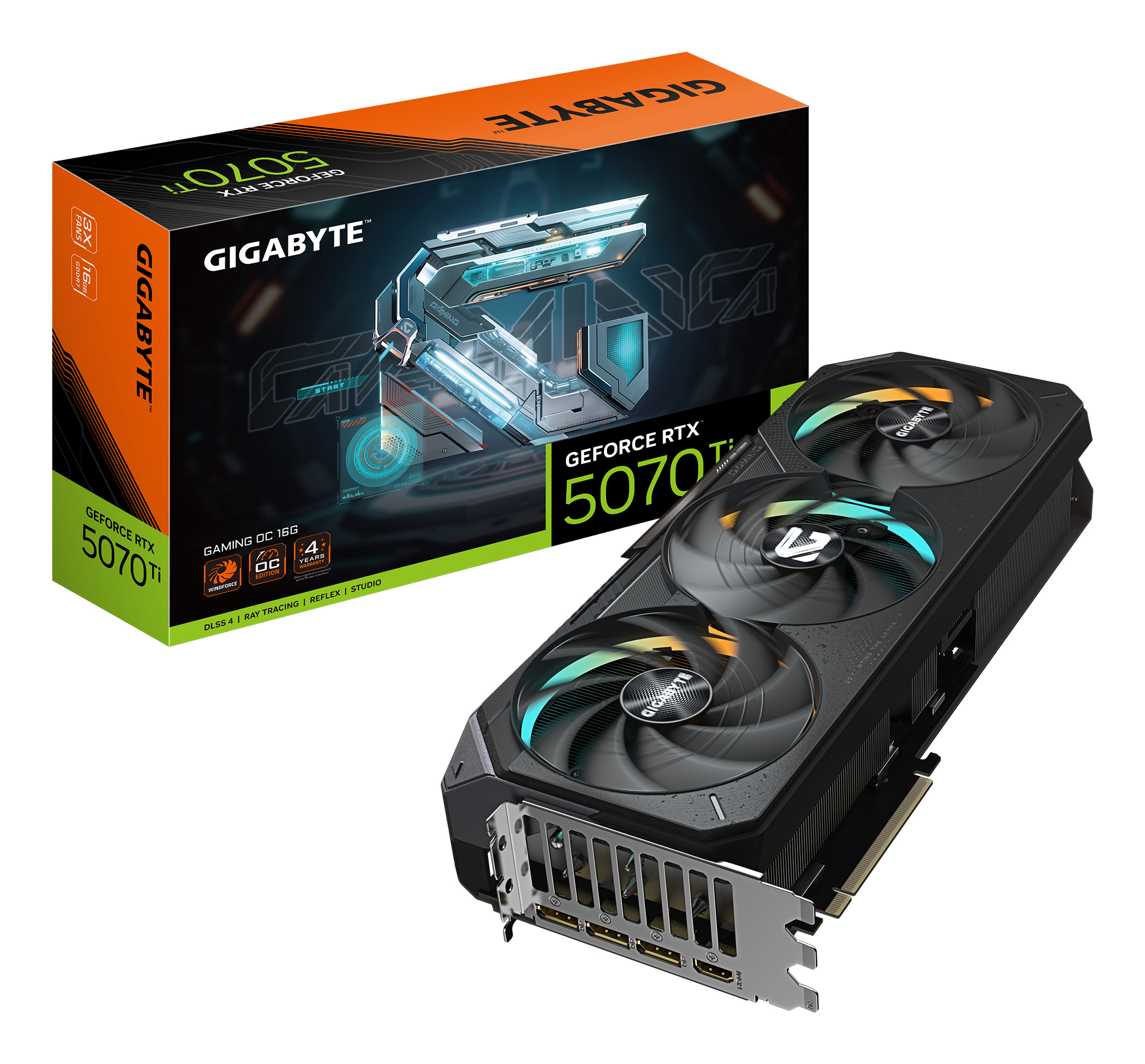 Gigabyte RTX5070 TI Gaming OC 16GB GDDR7 HDMI 3xDP