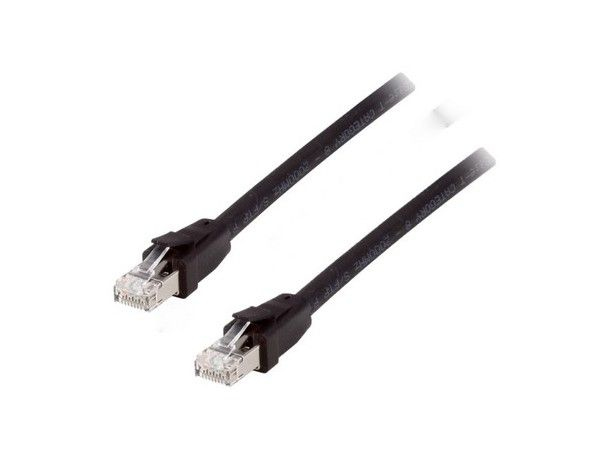 Equip Patchkabel Cat8.1 S/FTP 2xRJ45 2.00m schwarz LSZH Polybeutel
