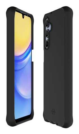 CASE FOR GALAXY A16 4G - A16 5G - SOLID BLACK MAT - SOFT BAG
