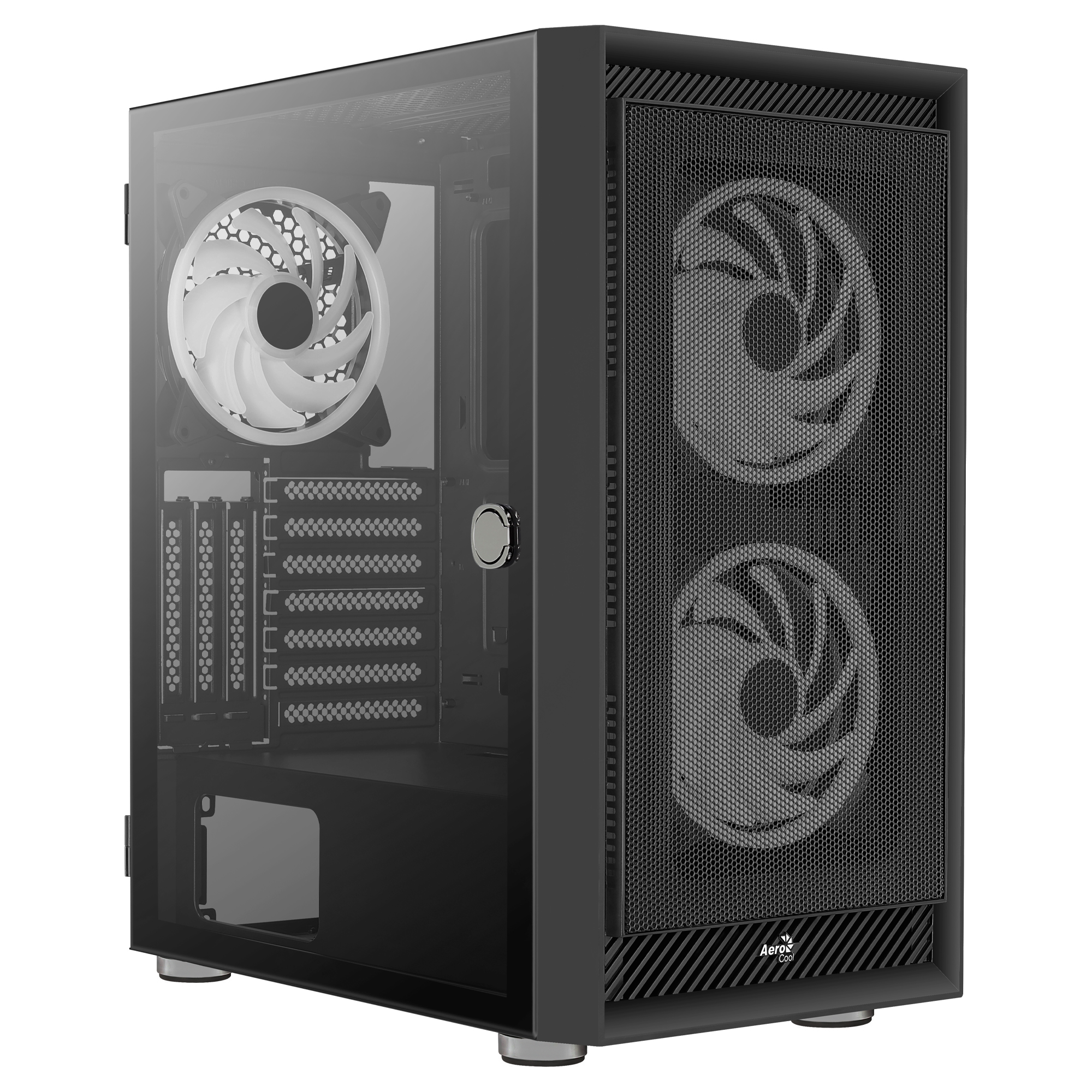 AeroCool Geh Midi Graphite black v3 MicroATX/ATX/MiniITX o.N
