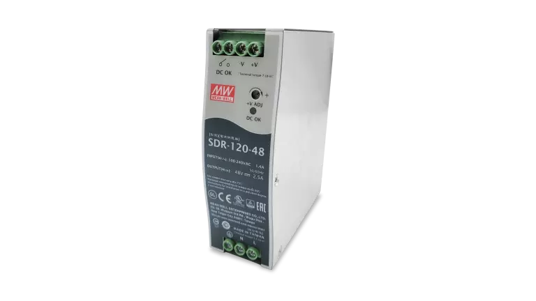 48V 120W SINGLEOUTPUTINDUSTRIAL DIN RAIL POWER SUPPLY