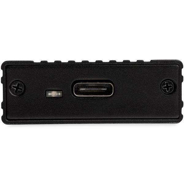 STARTECH.COM M.2 NVMe SSD-Gehäuse für PCIe-SSDs - USB 3.1 Gen 2 Type C - Thunderbolt 3-kompatibel - M2E1BMU31C