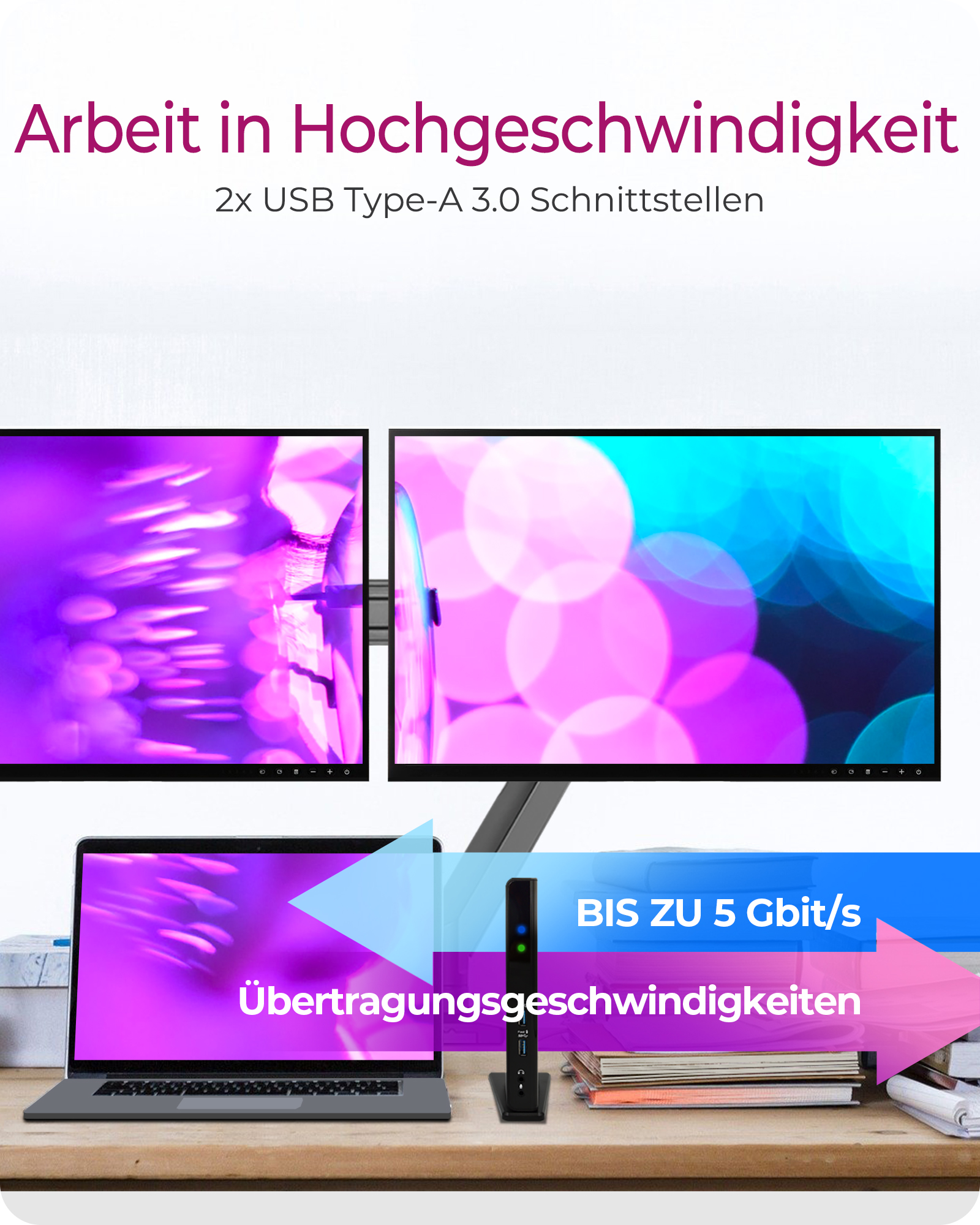Multi-DockingStation IcyBox für Notebooks und PCs
