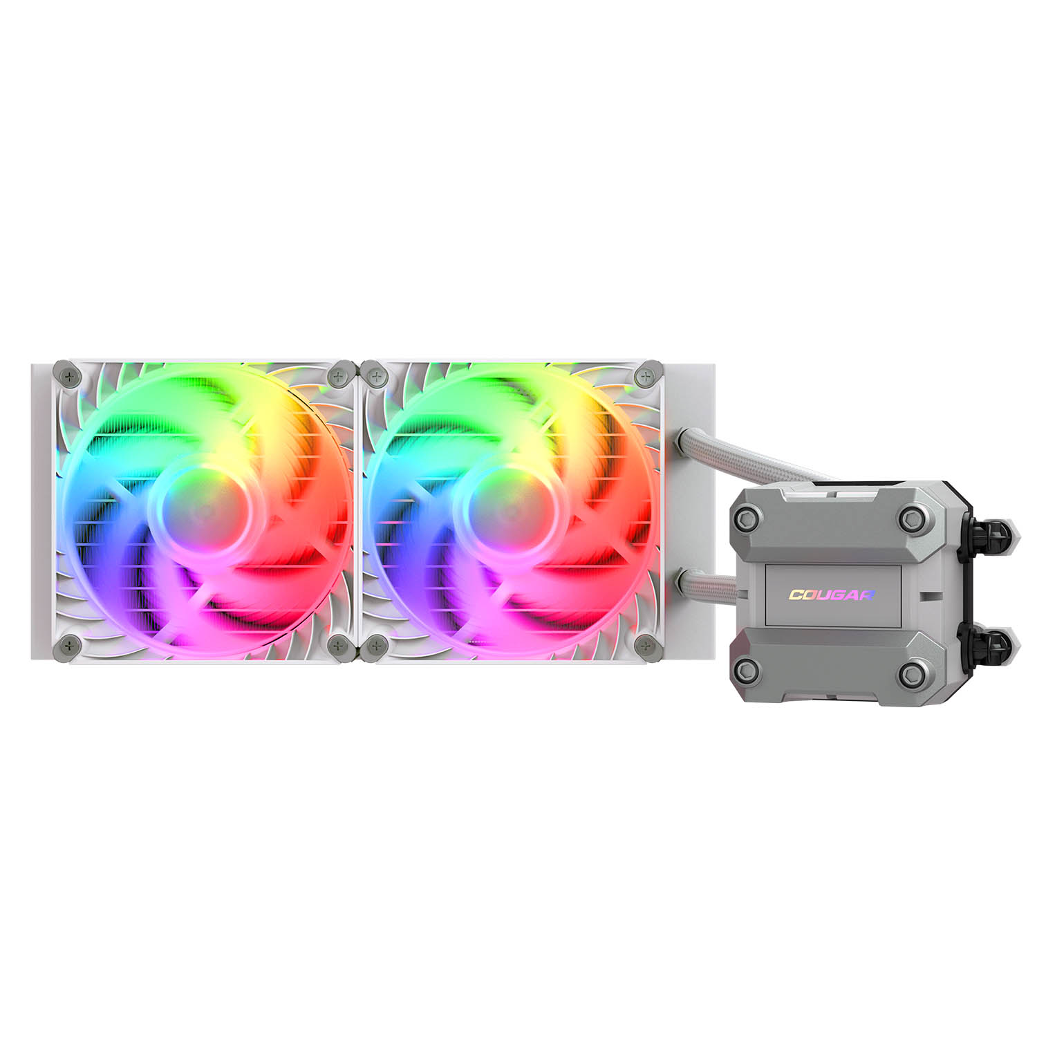 COUGAR CPU Wasserkühlung Poseidon Ultra 240, ARGB, Weiß