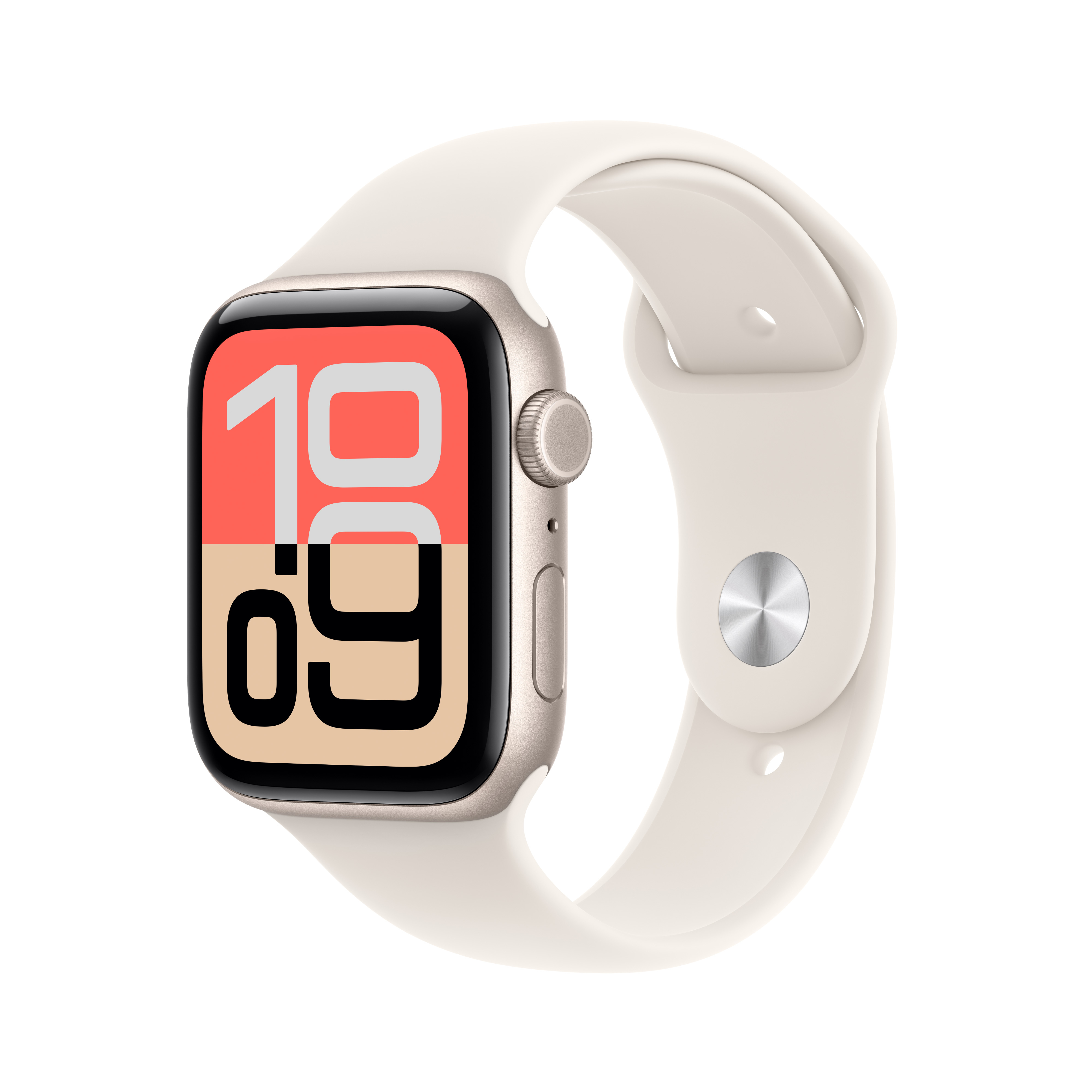Apple Watch SE3 44 mm Aluminium (GPS + Cellular) Sport Armband S/M polarstern