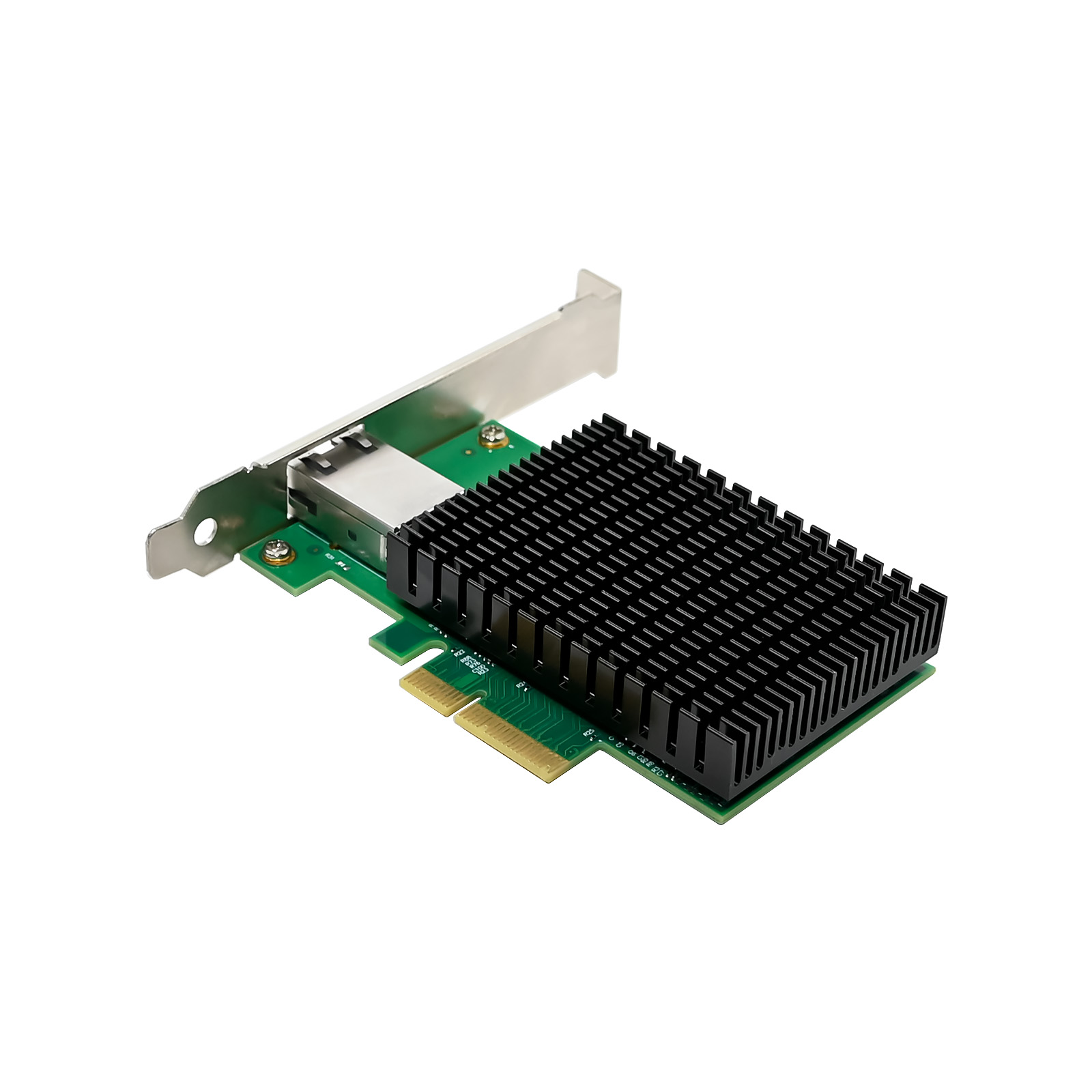 LevelOne GE Netzwerkkarte PCIe4x/1xRJ45 10G grün