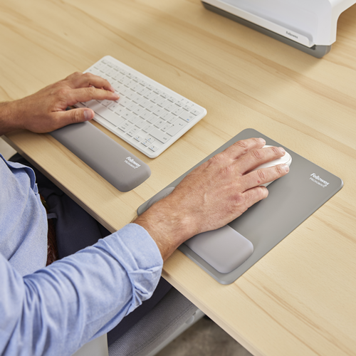 Fellowes Breyta Tastatur-Handgelenkauflage Silikon Grau