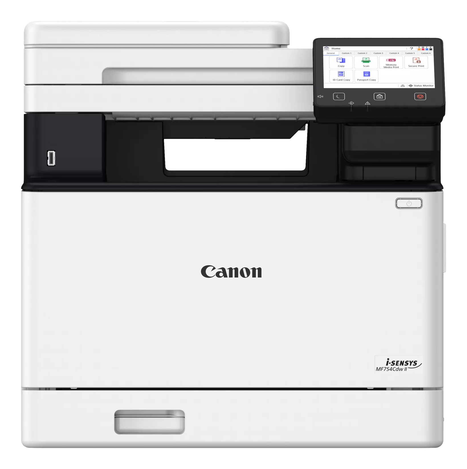 Canon i-SENSYS MF754Cdw II 4 in 1 Farblaser-Multifunktionsdrucker grau