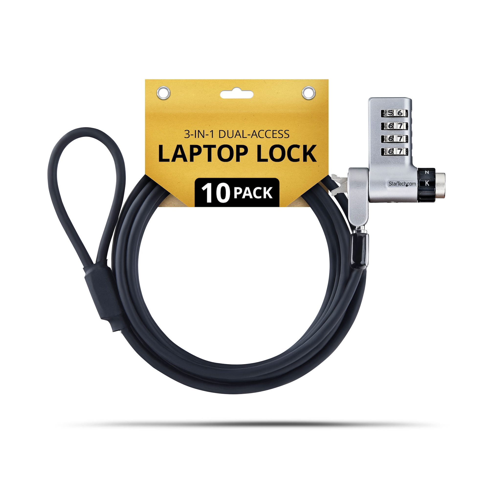 UDUOKA10-LAPTOP-LOCK 10-PACK 3-IN-1 LAPTOP LOCK