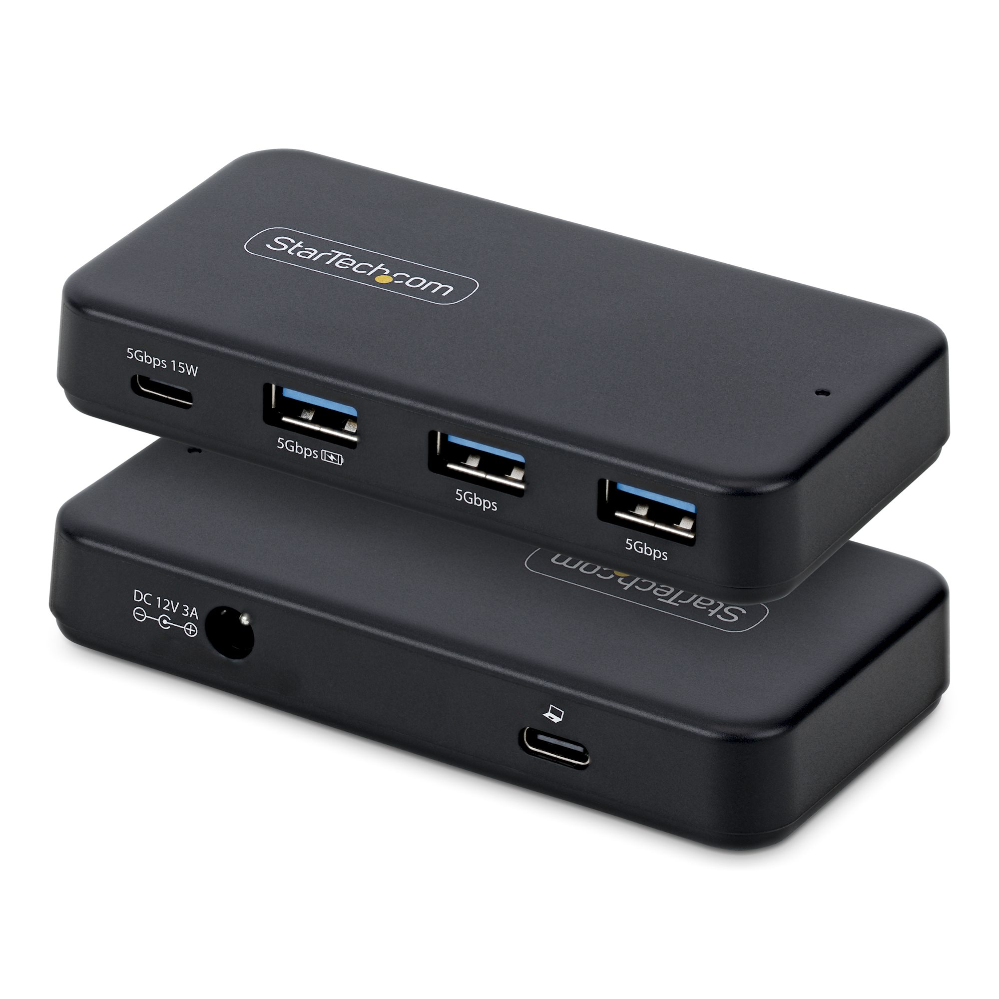 STARTECH.COM 4-Port USB-C und USB-A Hub 5Gbps Eigenstromversorgung 2-in-1 USB-C & USB-A Hostkabel 1x USB-C 3x USB-A 1x BC 1.2