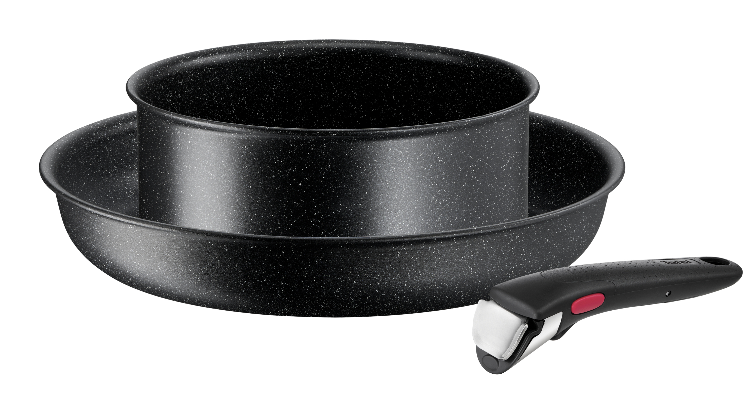 Tefal® Pfannen-Set INGENIO BLACK STONE schwarz 3-tlg., 1 Set