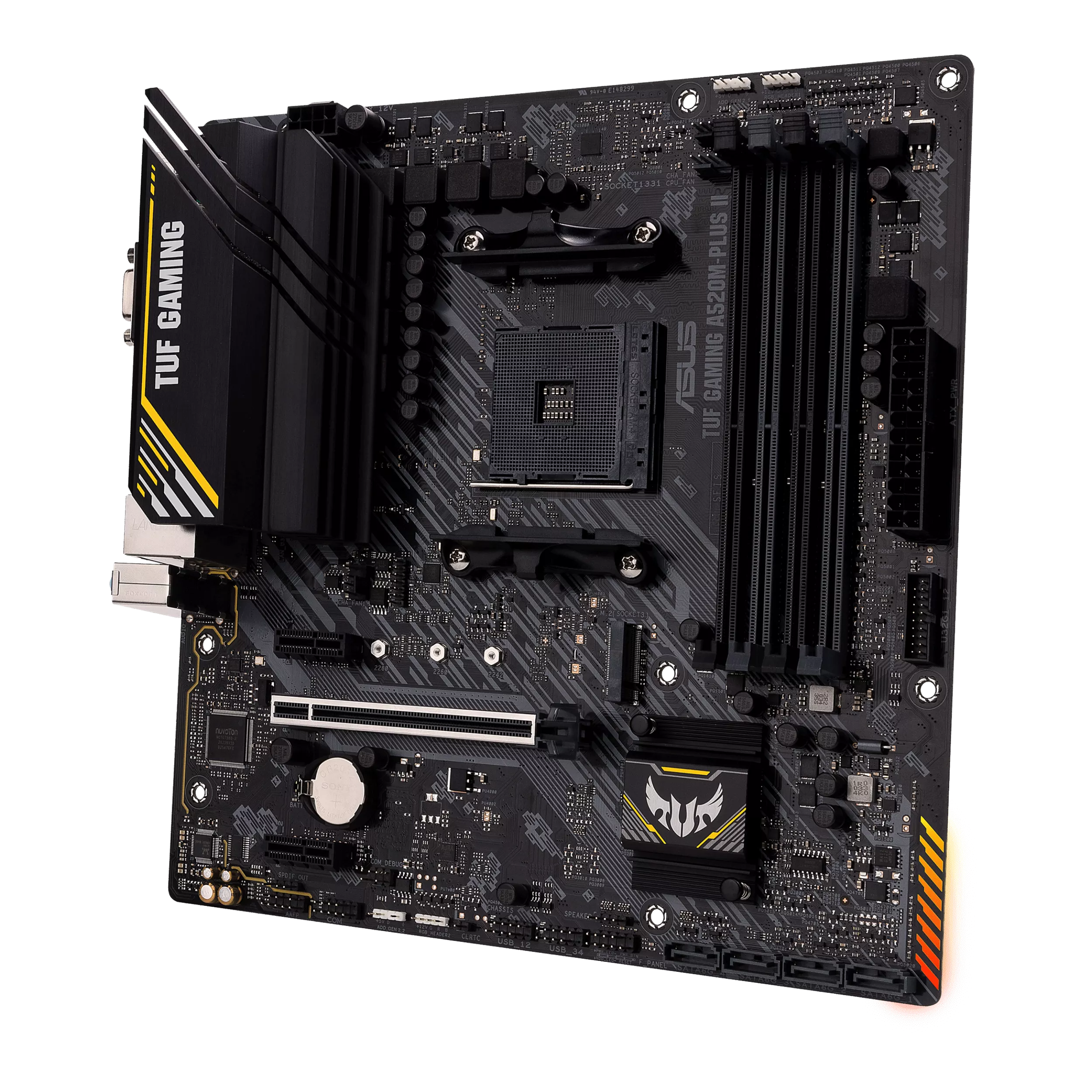 ASUS TUF GAMING A520M-PLUS II AMD A520 microATX 4DDR4