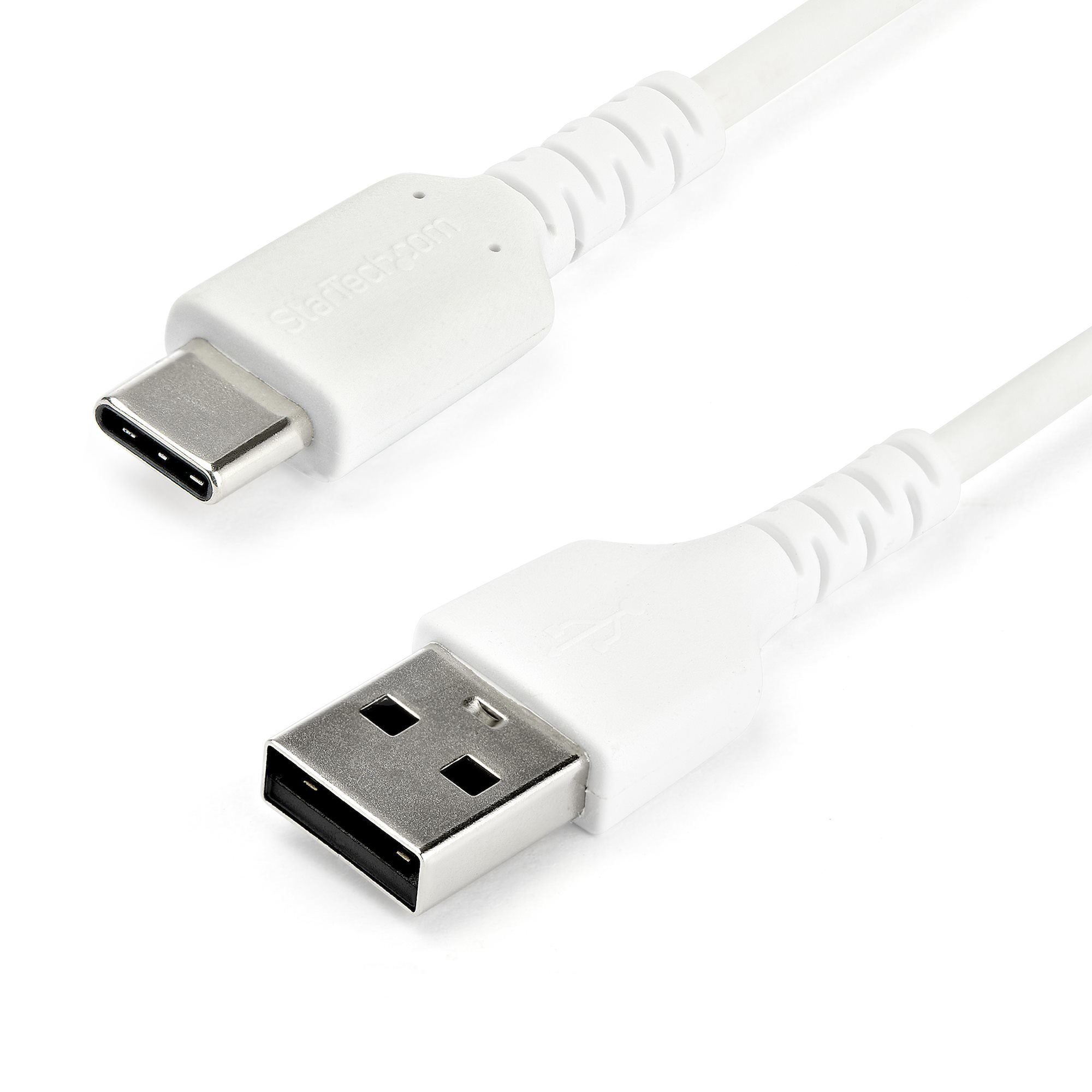 STARTECH.COM 1m/3.3ft USB 2.0 to USB-C Cable High Quality USB 2.0 Cable White USB Data Transfer Cable