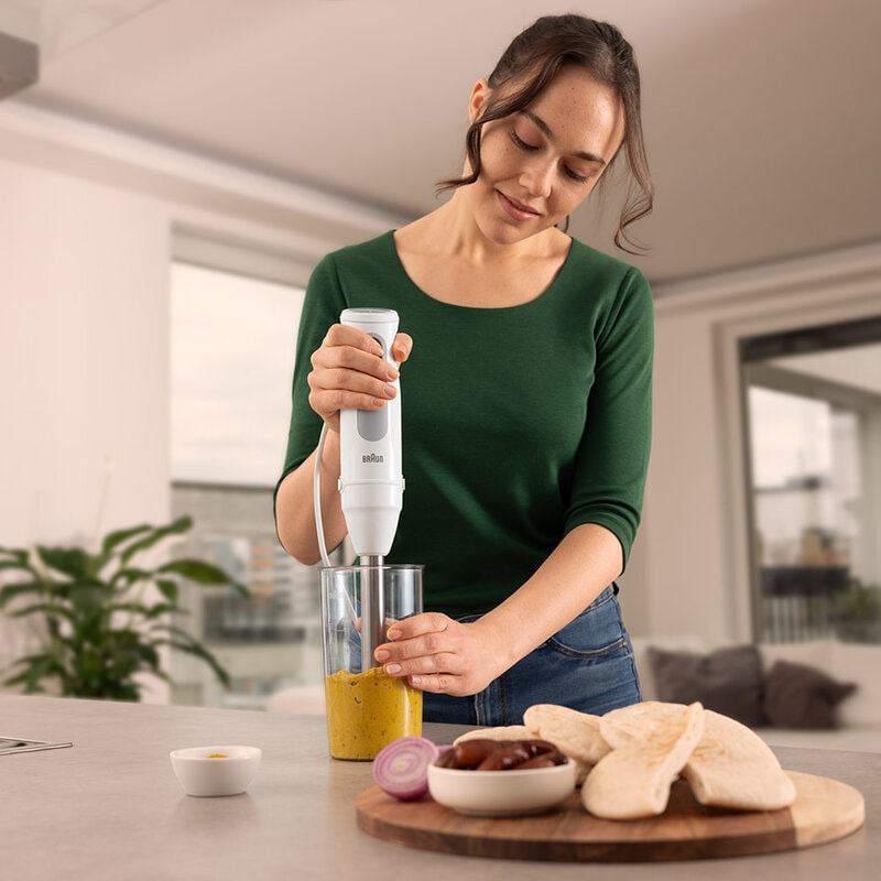 Braun MQ50201M Stabmixer MultiQuick 5, weiß