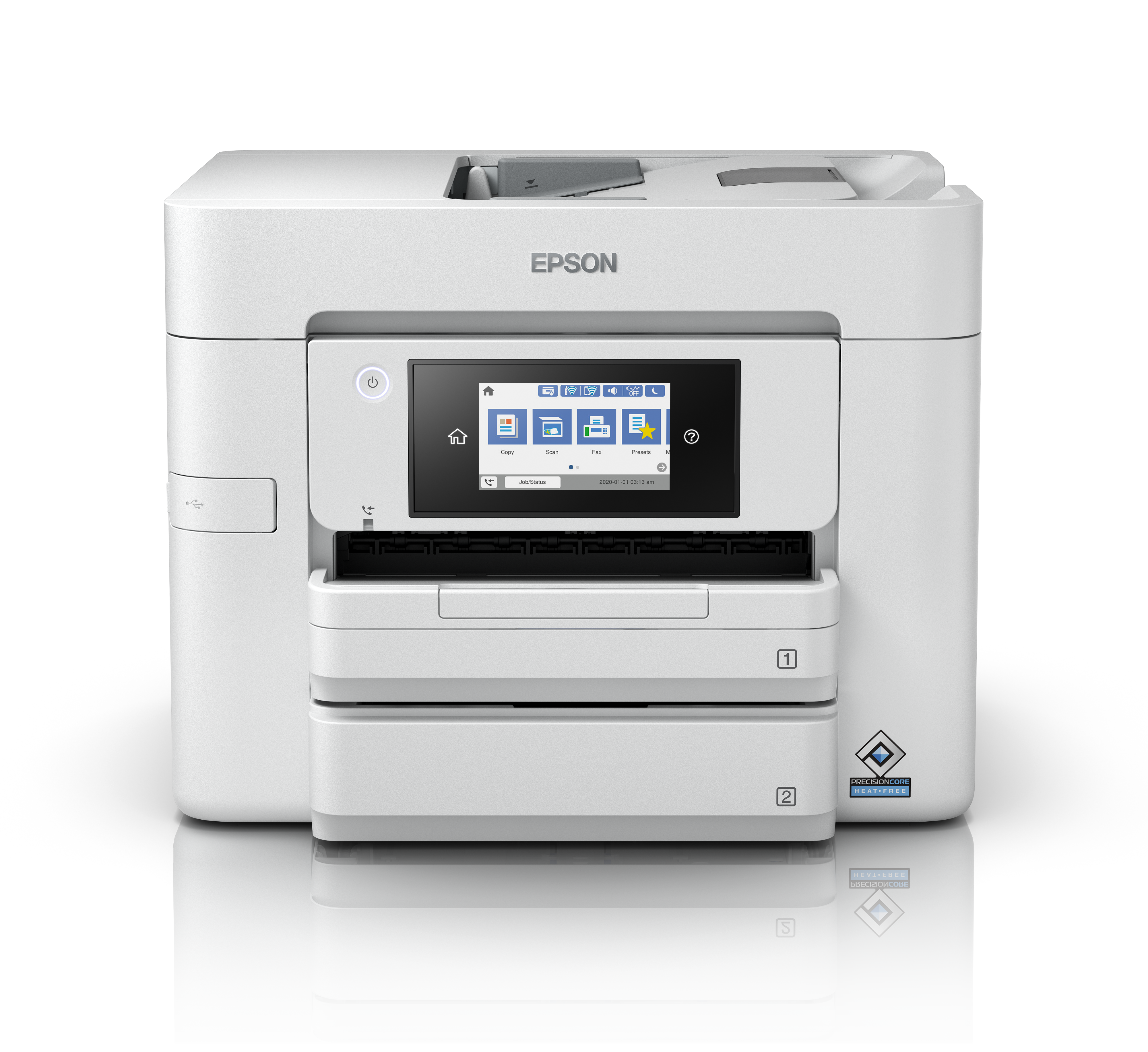 EPSON WorkForce Pro WF-C4810DTWF MFP colour ink-jet A4 36ppm print 500 sheets USB 2.0 LAN Wi-Fi USB host