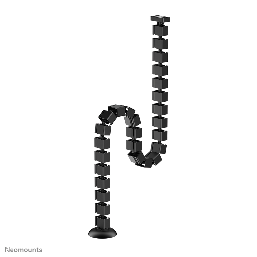 NEOMOUNTS Cable Spine Organizer for sit/stand desk frames magnet mounted black