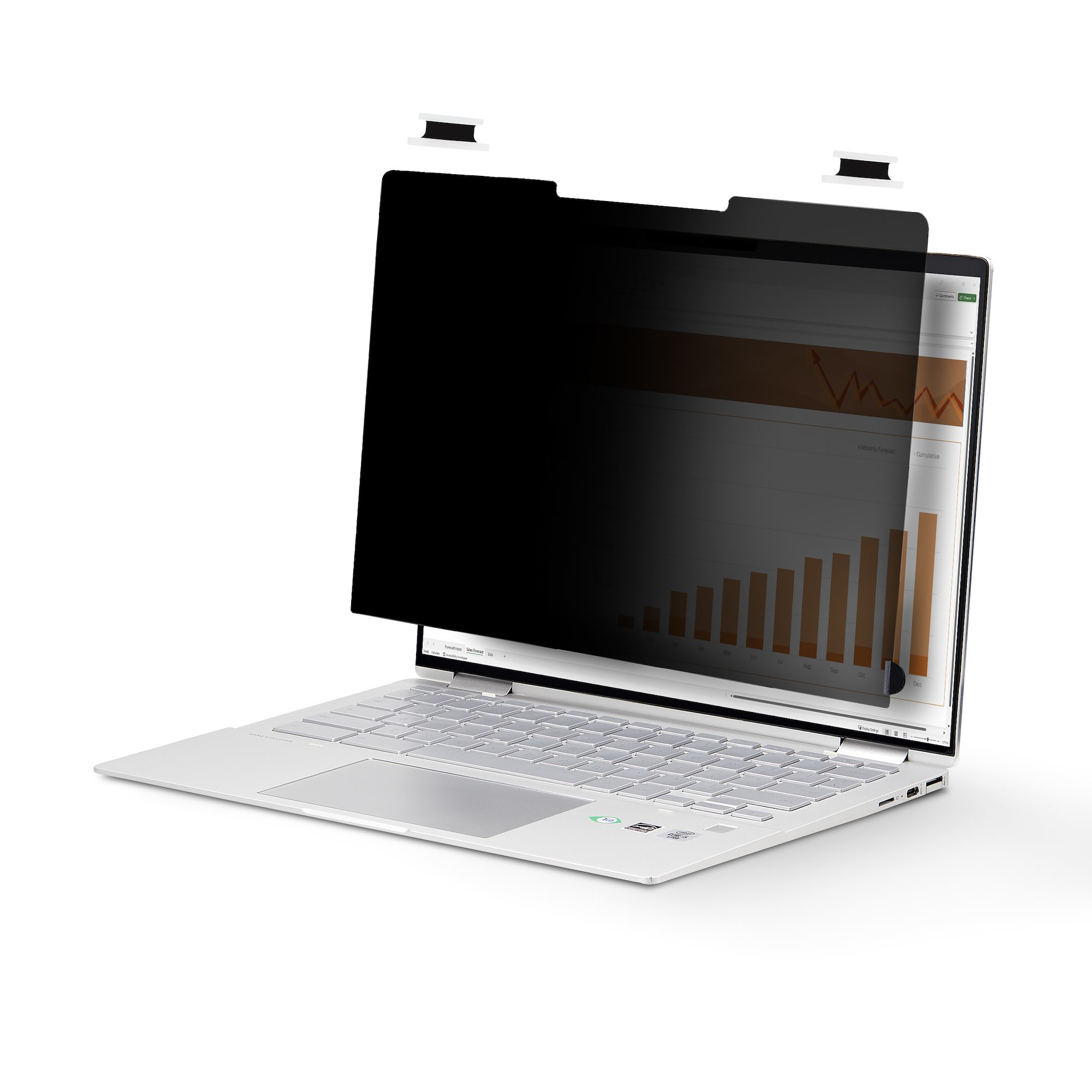 STARTECH.COM 35,56cm 14Zoll 16:9 Touch Blickschutzfilter Laptop Sichtschutzfilter Anti-Glare Blaulichtfilter Flip-Over Blickschutz
