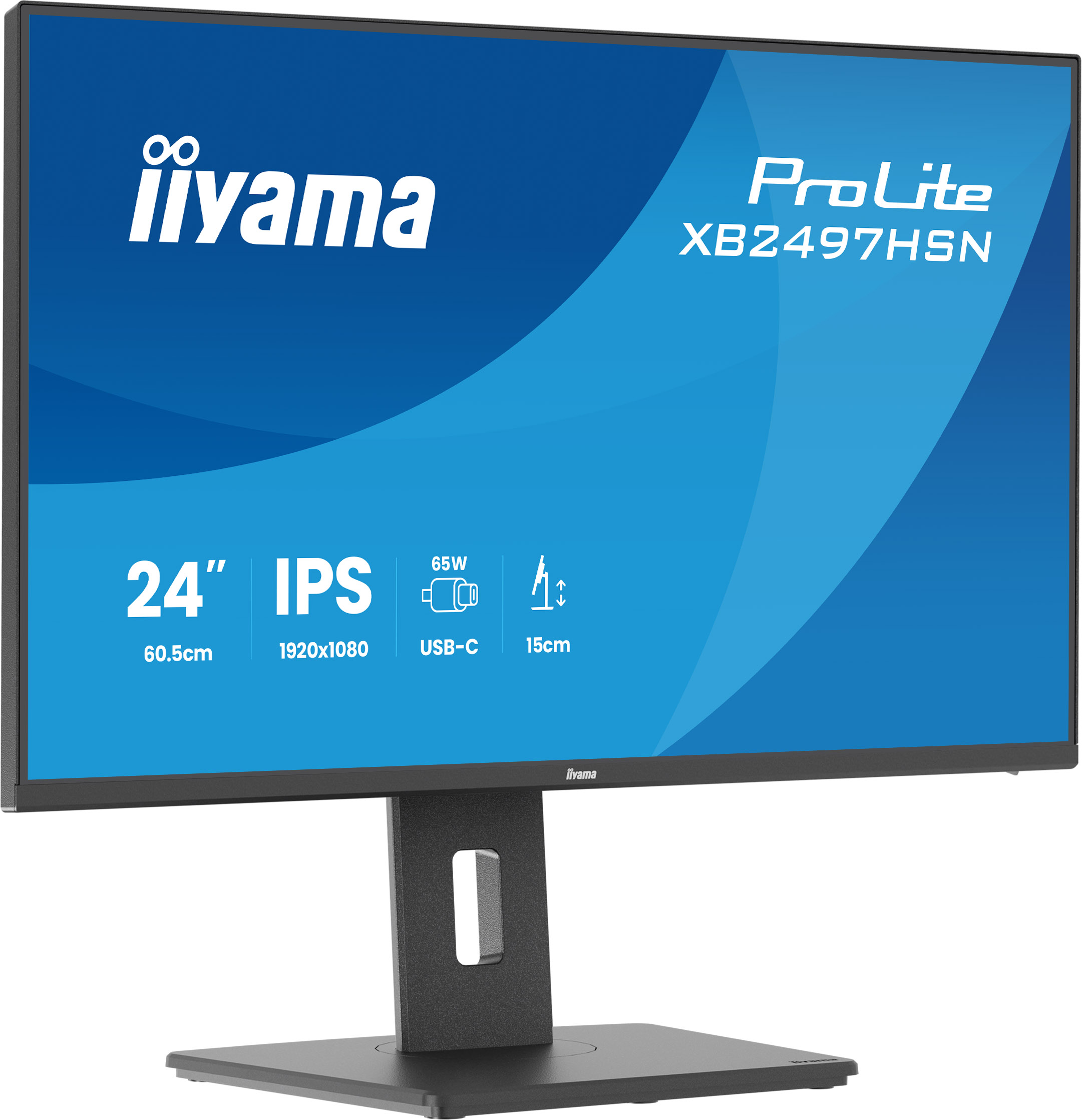 IIYAMA 60.5cm (24) XB2497HSN-B1 16:09 HDMI+DP+USB-C IPS