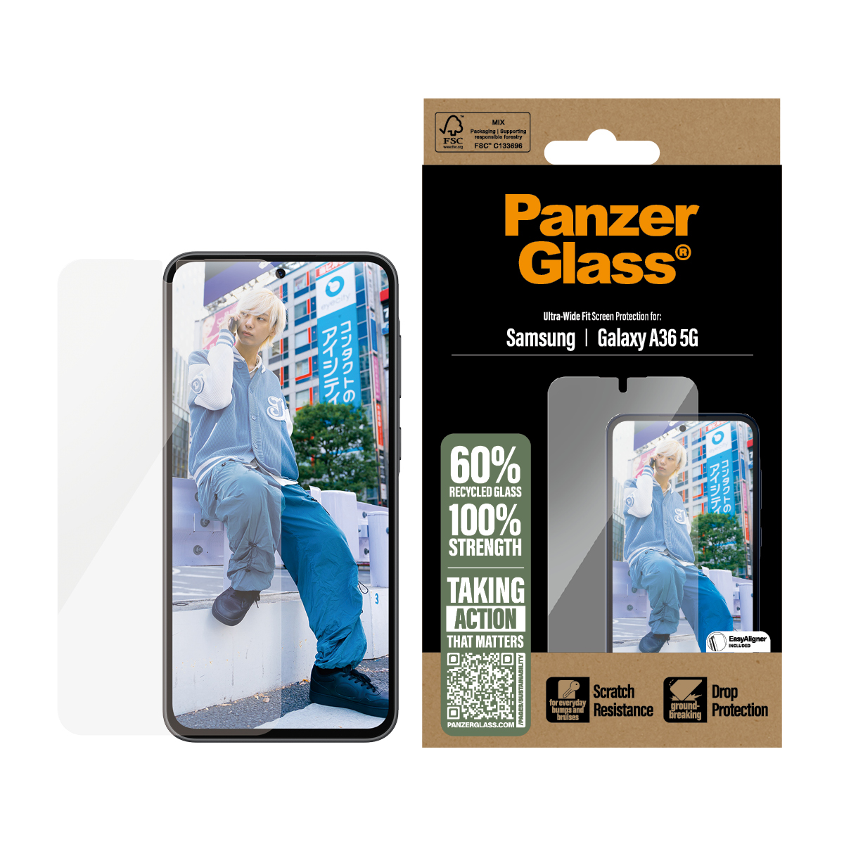 PANZERGLASS SCREEN PROTECTOR SAMSUNG NEW A35 5G ULTRA ULTRA-W