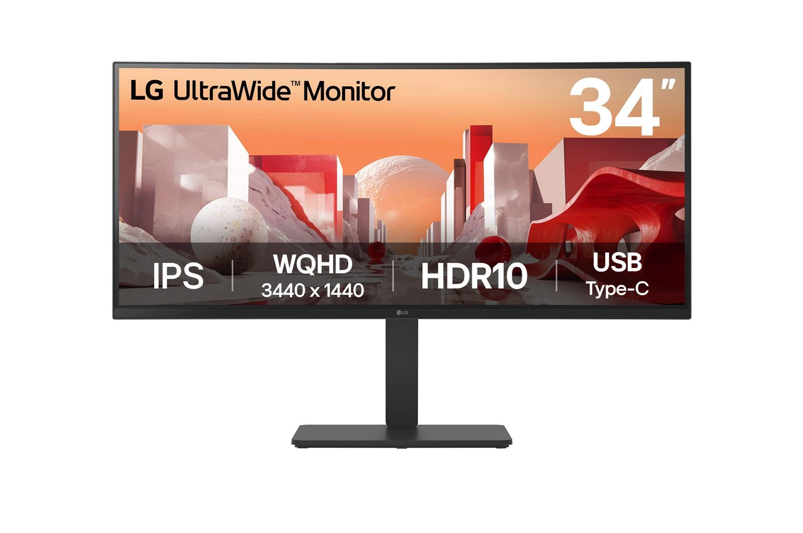 LG 34BA75QE-B.AEU 86,72cm 34Zoll IPS 3440x1440 21:9 300cd/m2 5ms 2xHDMI DP USB