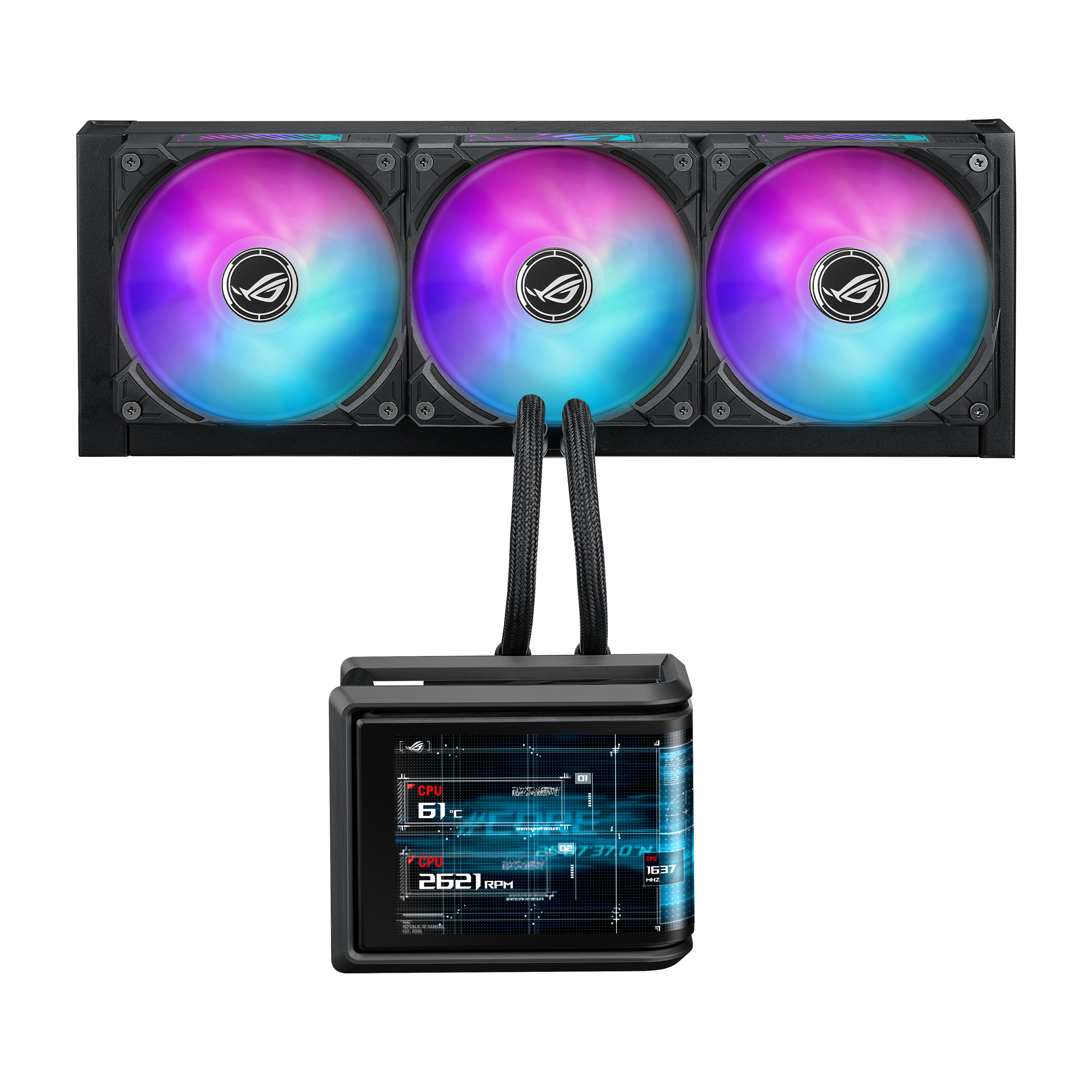 ASUS ROG RYUO IV SLC 360 ARGB CPU liquid cooler