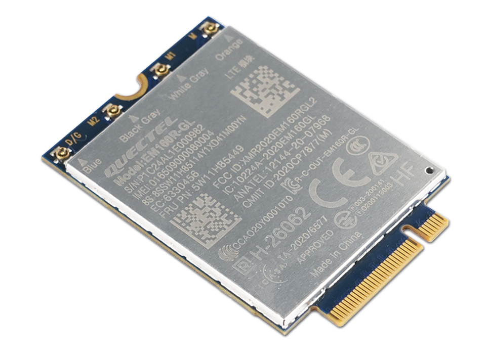 LENOVO ThinkPad Quectel EM160R-GL 4G LTE-A Cat 16 M.2 WWAN Module for X1 2-in-1 Gen 9/P16s Gen 3