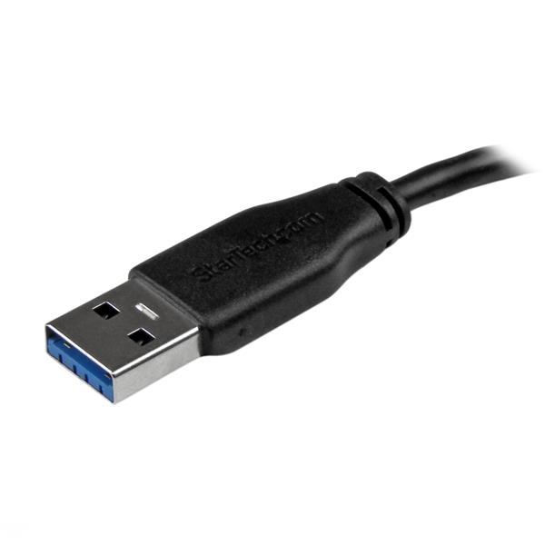 STARTECH.COM Slim Micro USB 3.0 Cable - M/M - 2m 6ft