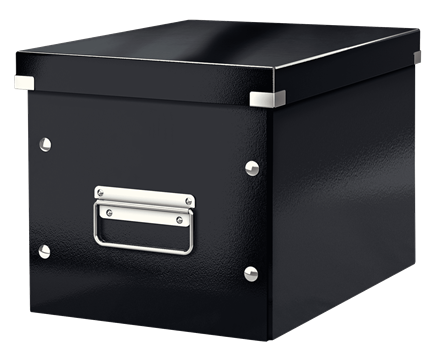 LEITZ Click & Store Aufbewahrungsbox 10,0 l schwarz 26,0 x 26,0 x 24,0 cm, 1 St.
