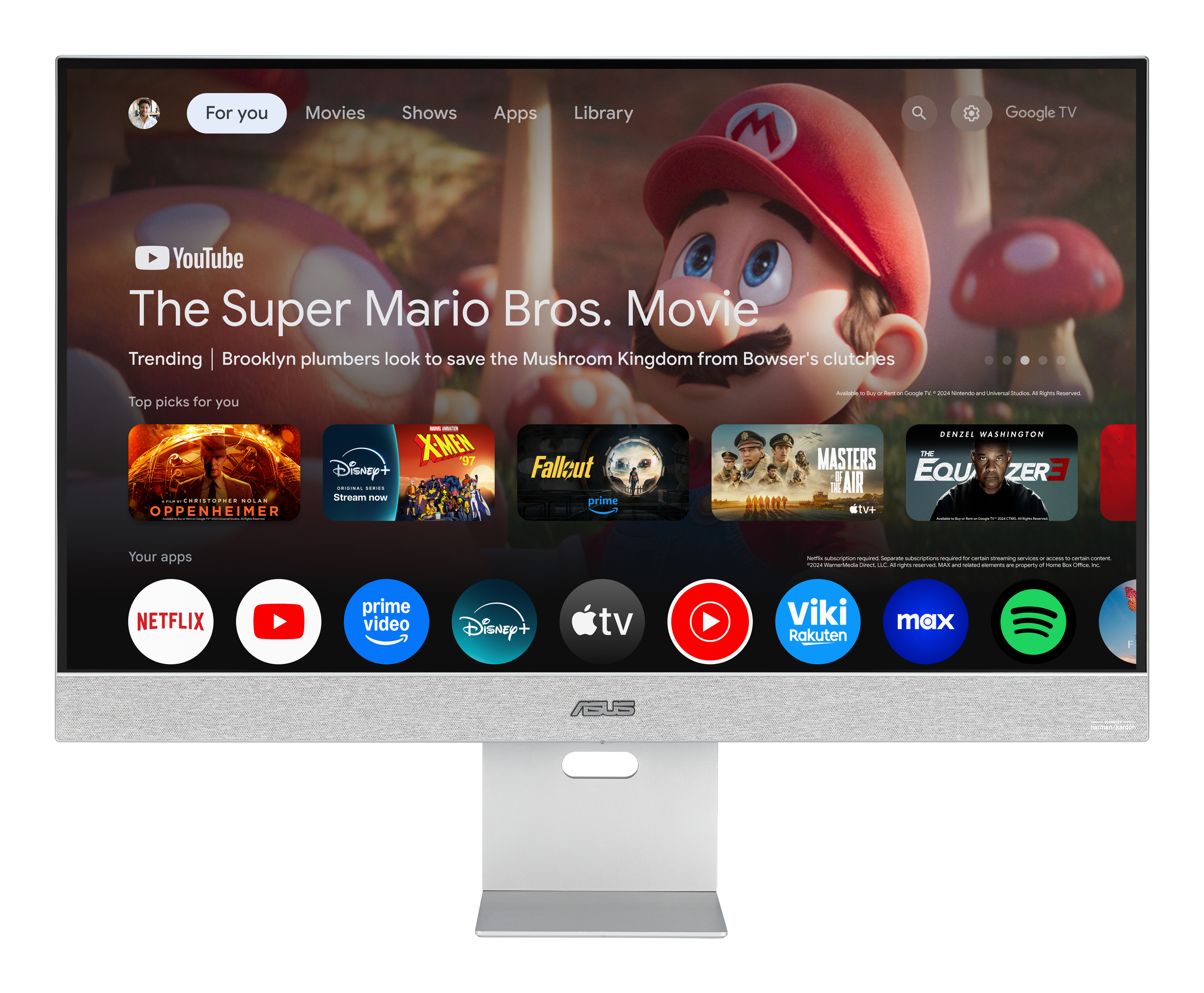 ASUS ZenScreen Smart MS32UC 80,01cm 31,5Zoll IPS WLED UHD 16:9 60Hz 350cd/m2 5ms HDMI DP USB-C DP USB Hub: 2xUSB-A 2 2x5W Speakers