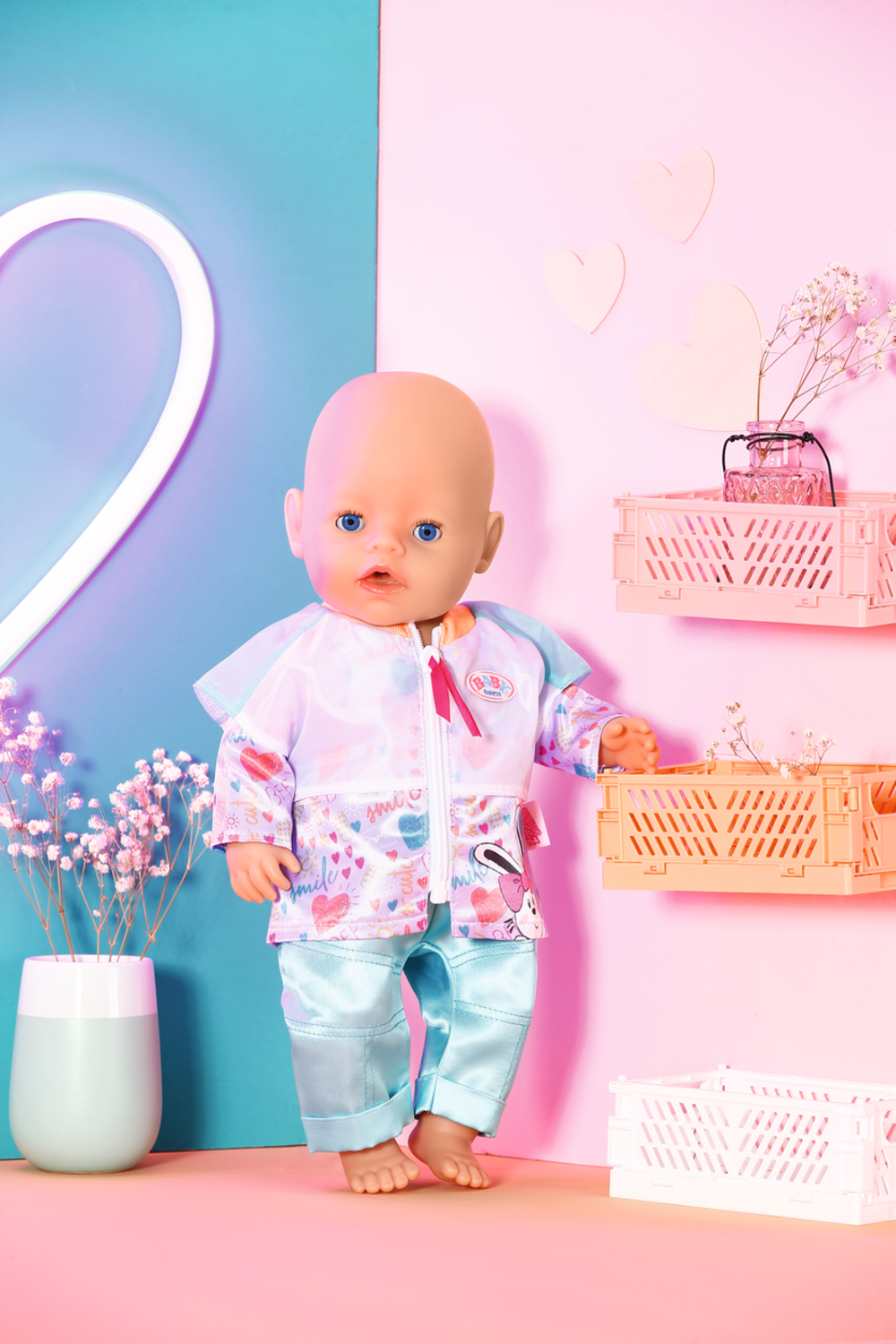 BABY born® Freizeitanzug Aqua 43cm, Puppenzubehör