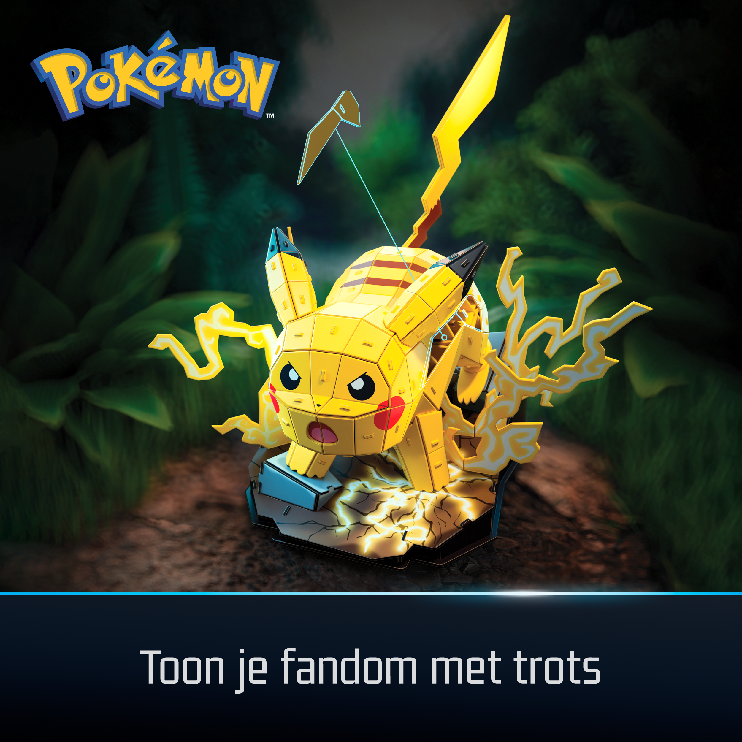 4D Build - Pokémon Pikachu, Modellbau