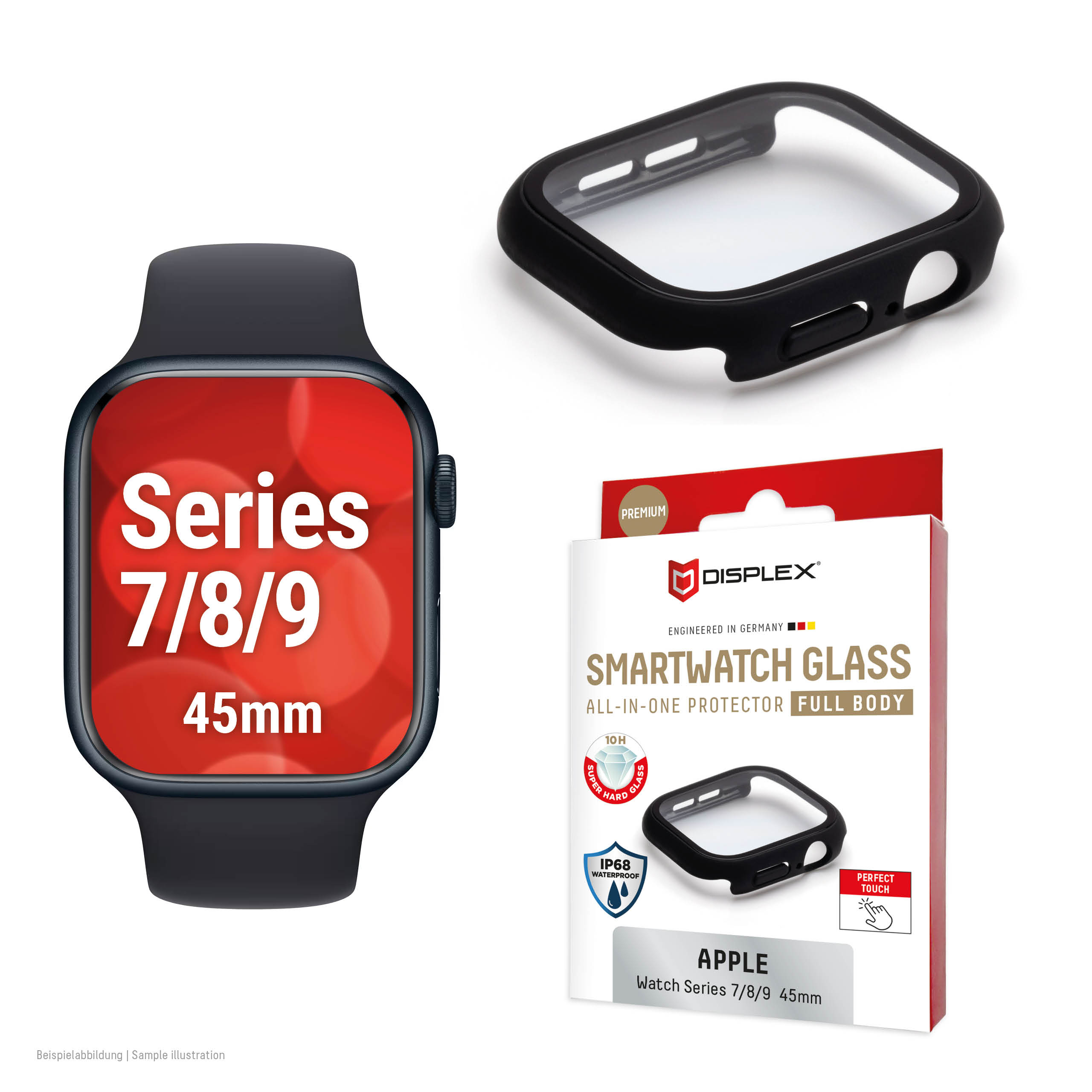 DISPLEX FULL BODY APPLE SERIES 7/8/9 45MM SCHWARZ