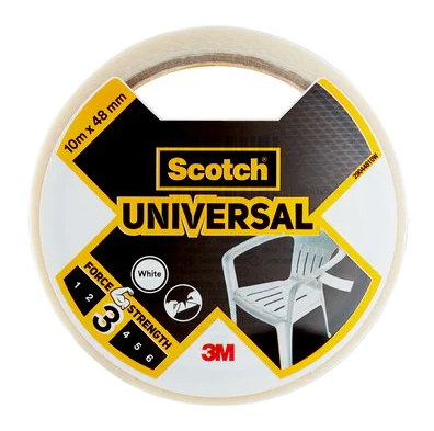 Scotch Universal Gewebeband weiß 48,0 mm x 10,0 m 1 Rolle