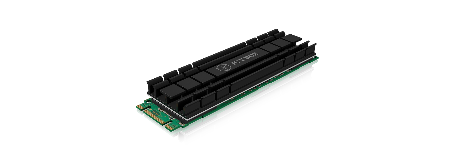 Kühlkörper IcyBox SSD M.2 2280 IB-M2HS-701 black