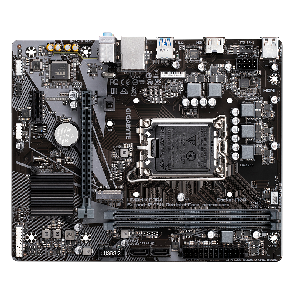 H610M K DDR4, Mainboard