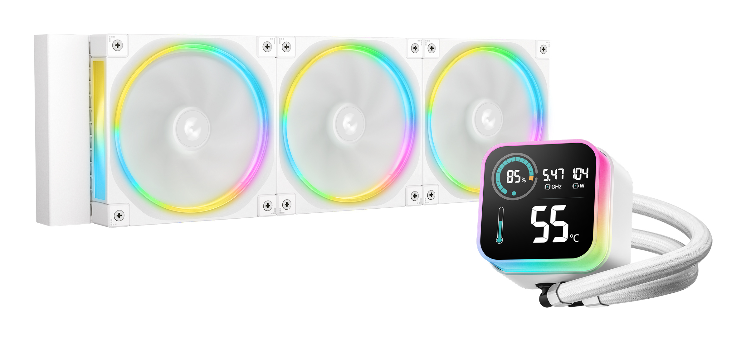 LQ360 ULTRA ARGB WH, Wasserkühlung