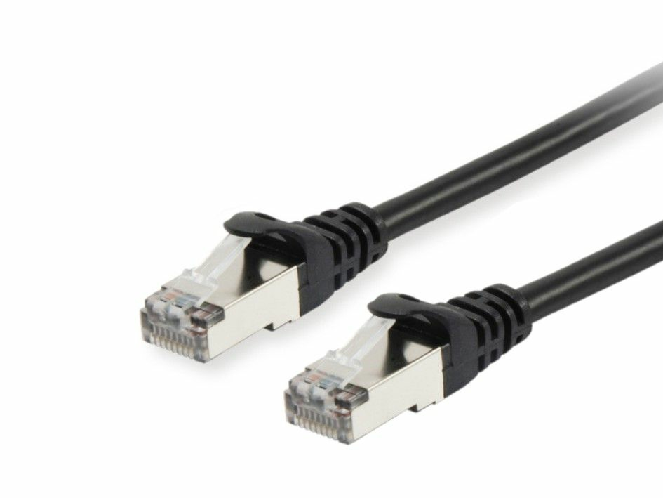 Equip Patchkabel Cat6 S/FTP 2xRJ45 1.50m schwarz LSZH Polybeutel