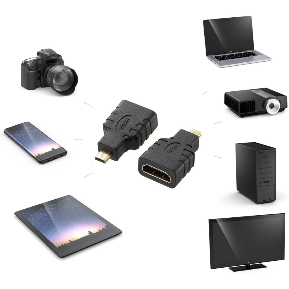 Techly HDMI Adapter F auf HDMI Micro D Stecker