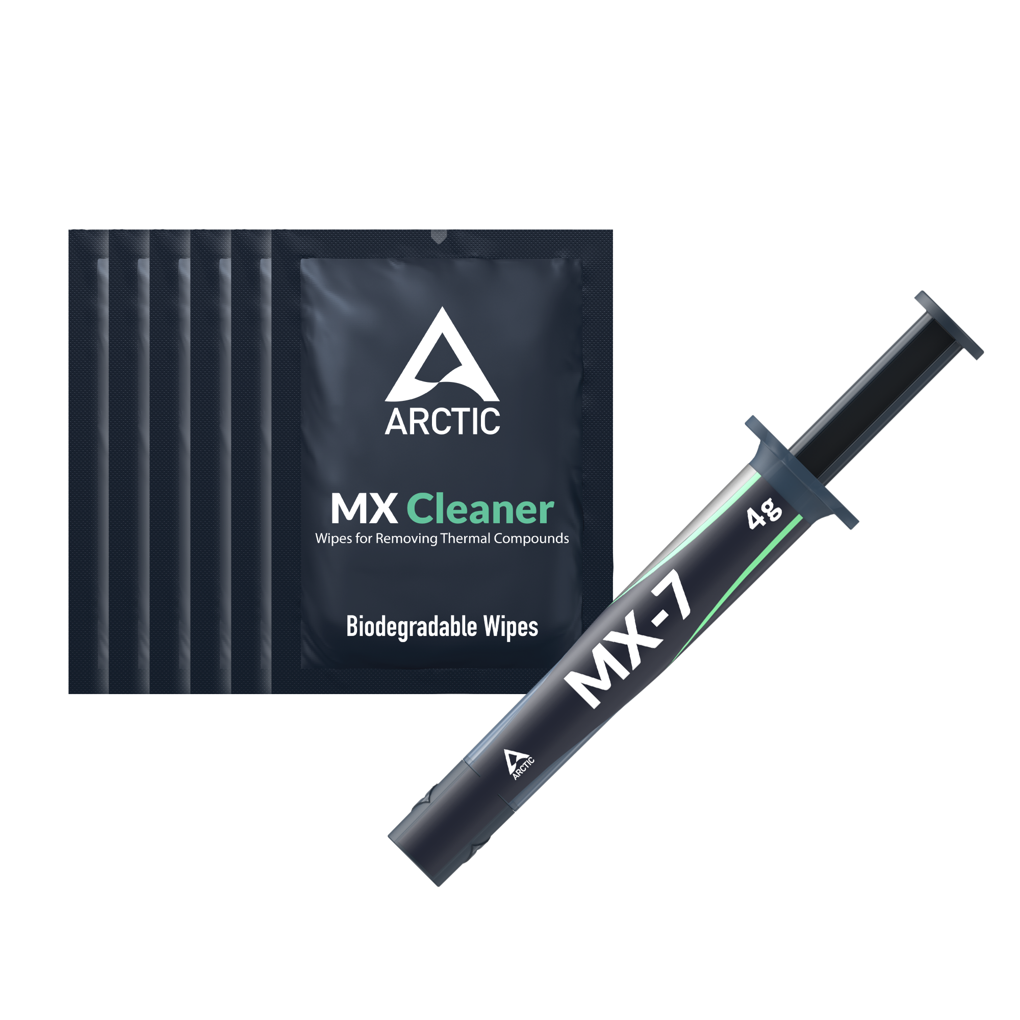 ARCTIC Wärmeleitpaste MX-7 (4 gr.) with 6 pcs MX Cleaner