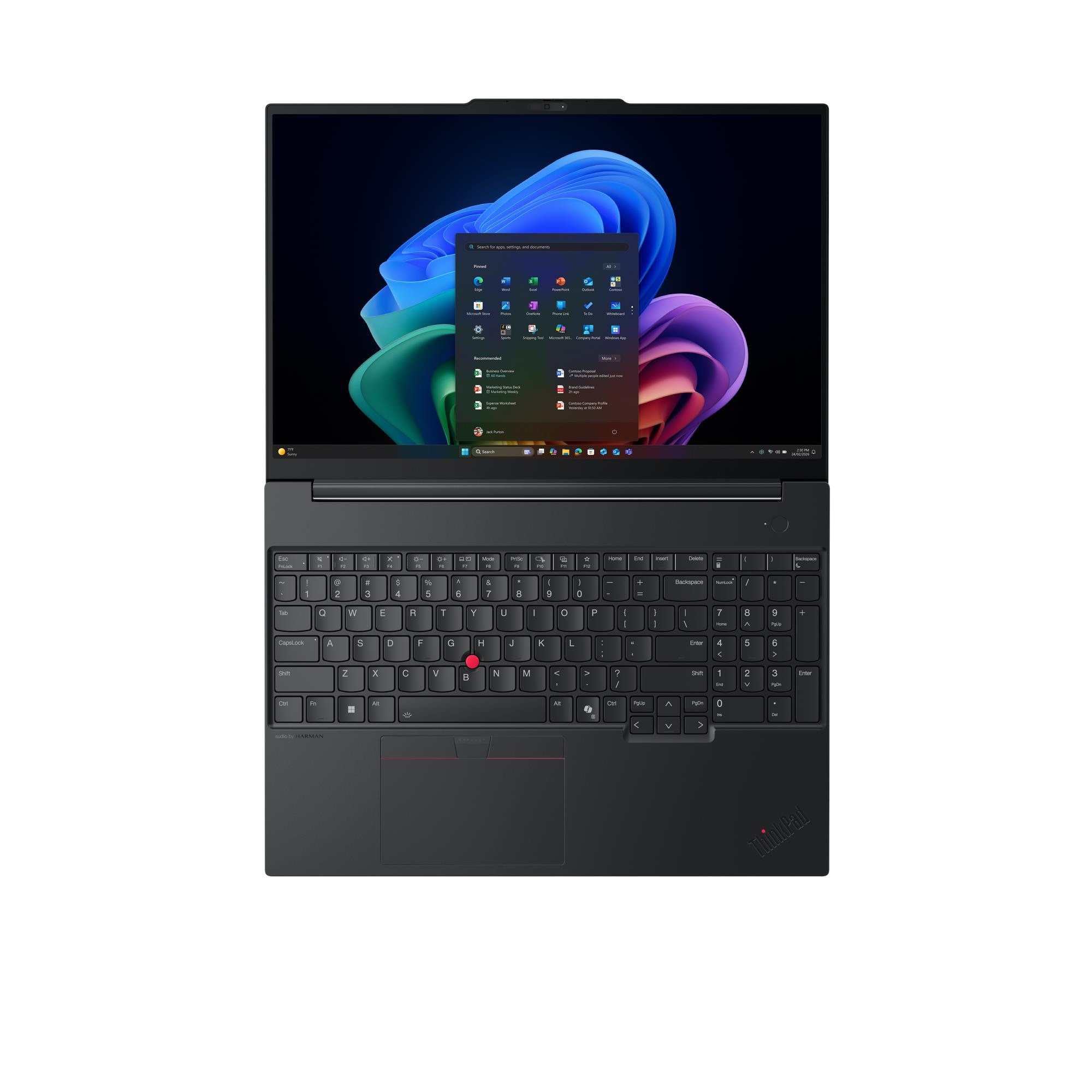 LENOVO ThinkPad E16 G4 Intel Core Ultra 7 355 40,64cm 16Zoll WUXGA 32GB 1TB SSD UMA W11P No WWAN Copilot+ PC Black TopSeller
