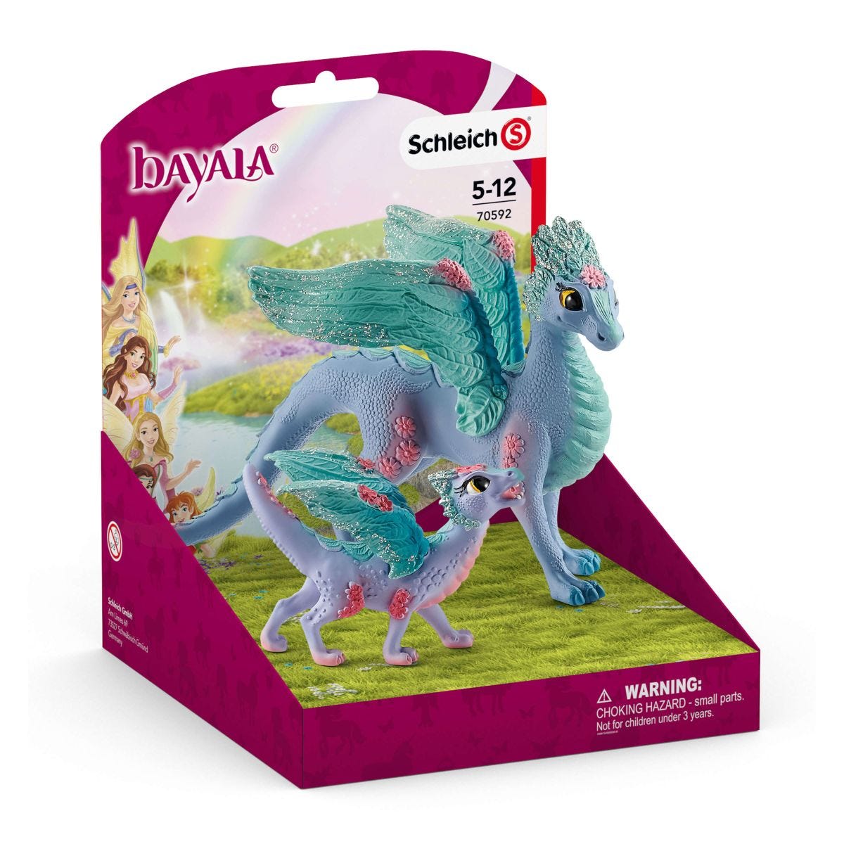 Bayala Blütendrache und Baby, Spielfigur