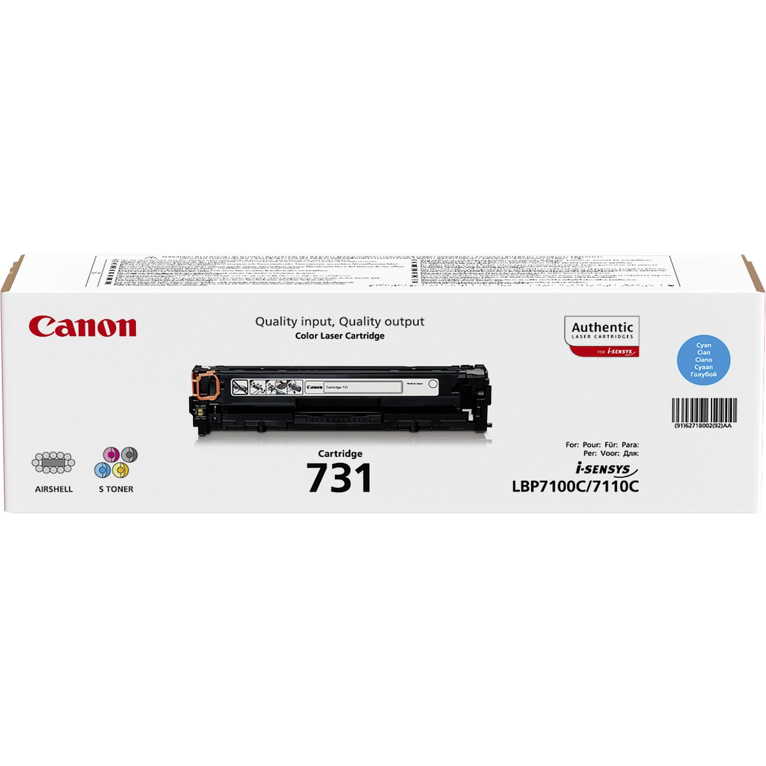 Canon 731 C cyan Toner