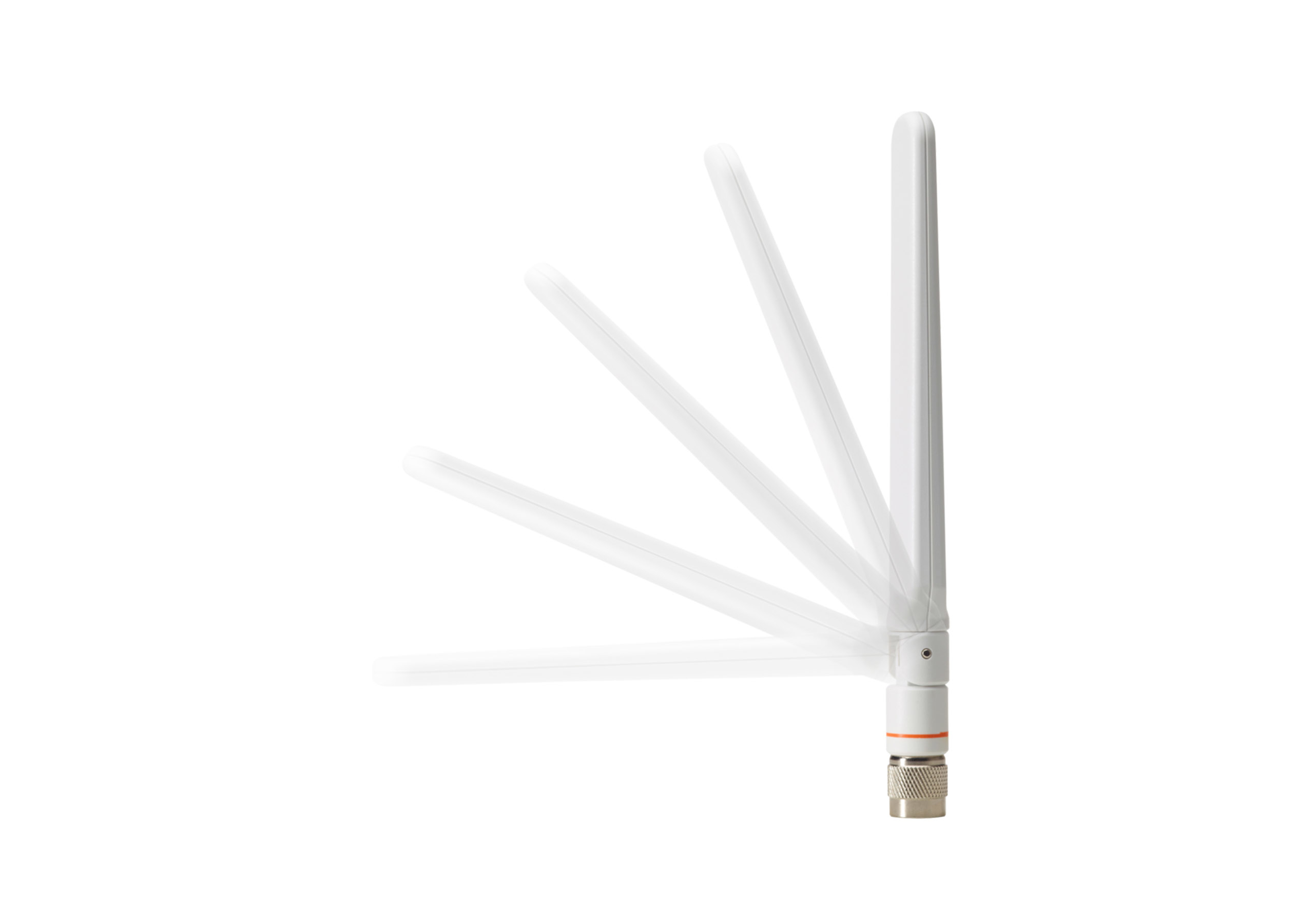 2.4 GHZ 2DBI/5 GHZ 4 DBI DIPOLE ANT. WHITE RP-TNC