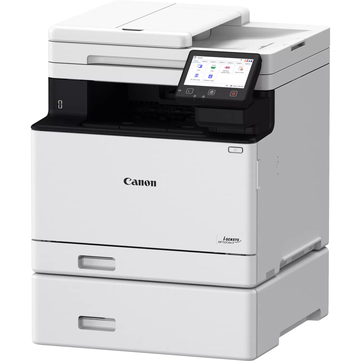 Canon i-SENSYS MF752Cdw II 3 in 1 Farblaser-Multifunktionsdrucker grau