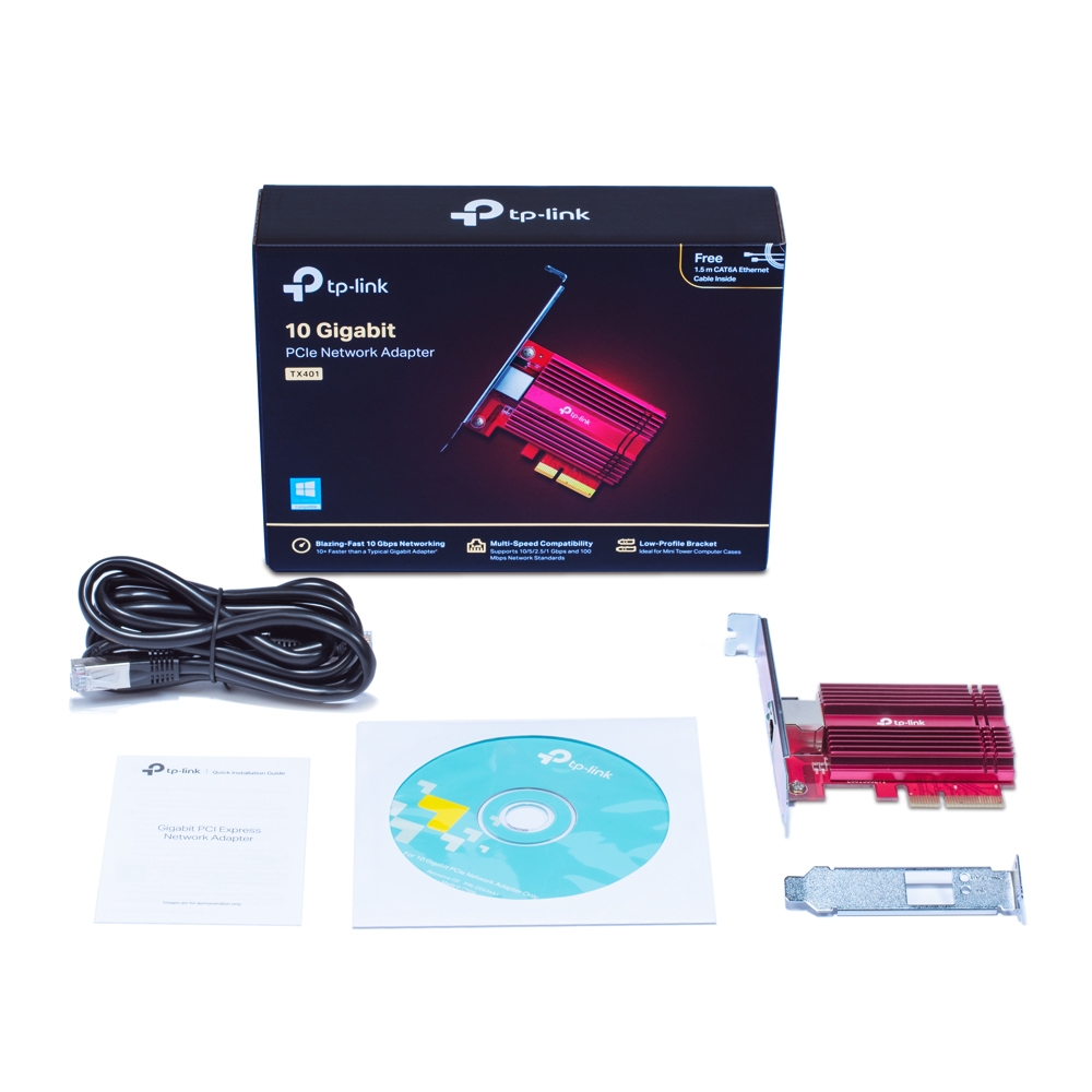 TX401 10 Gigabit PCI Express, LAN-Adapter