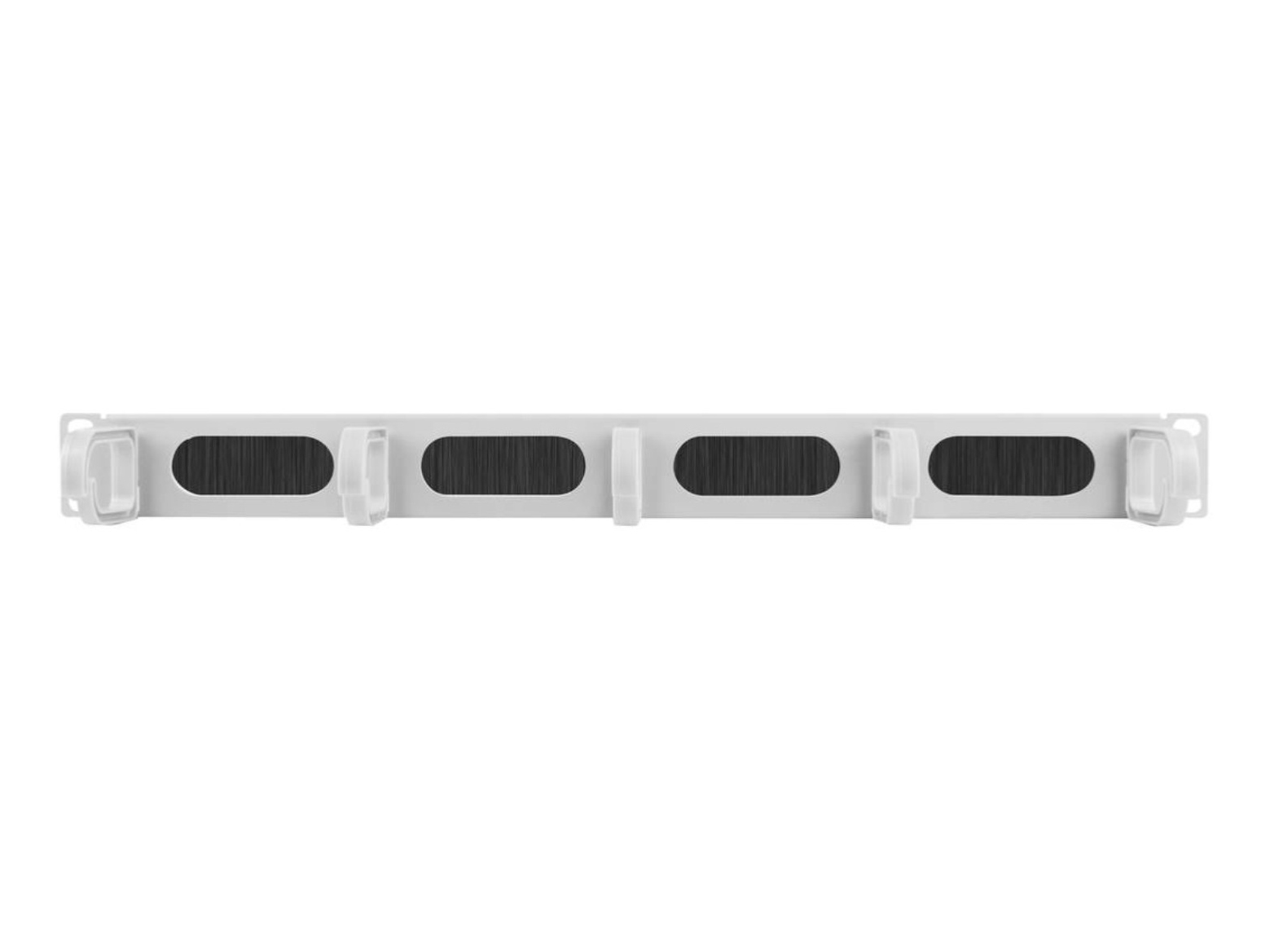 Equip 19 Kabelmanagement 5xPlastikringe Stahl 1U RAL7035