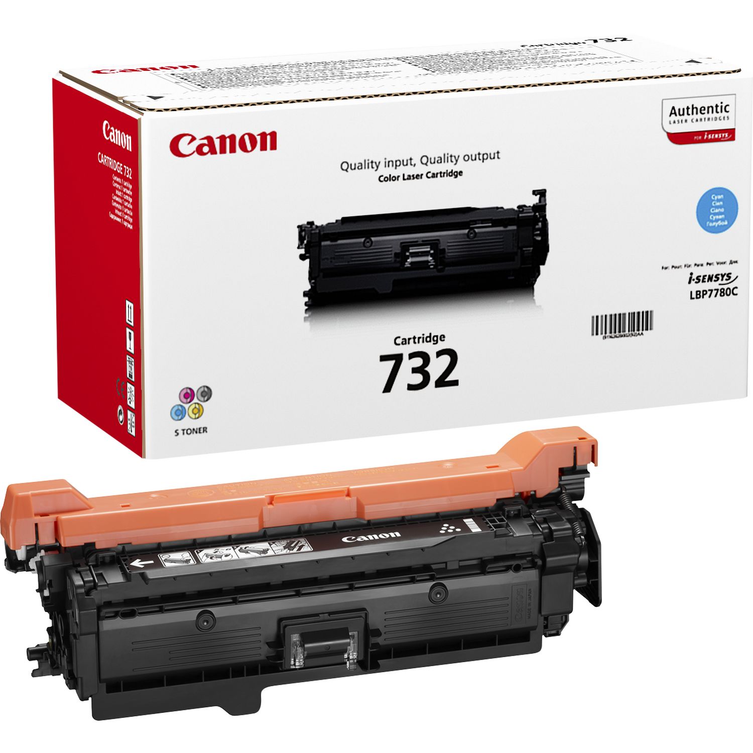 CANON 732-C Toner cyan Standardkapazität 6.400 Seiten 1er-Pack