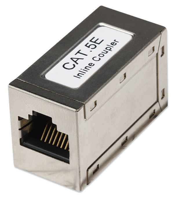 INTELLINET Kupplung RJ45 Cat5e 8P8C Bu/Bu FTP silber