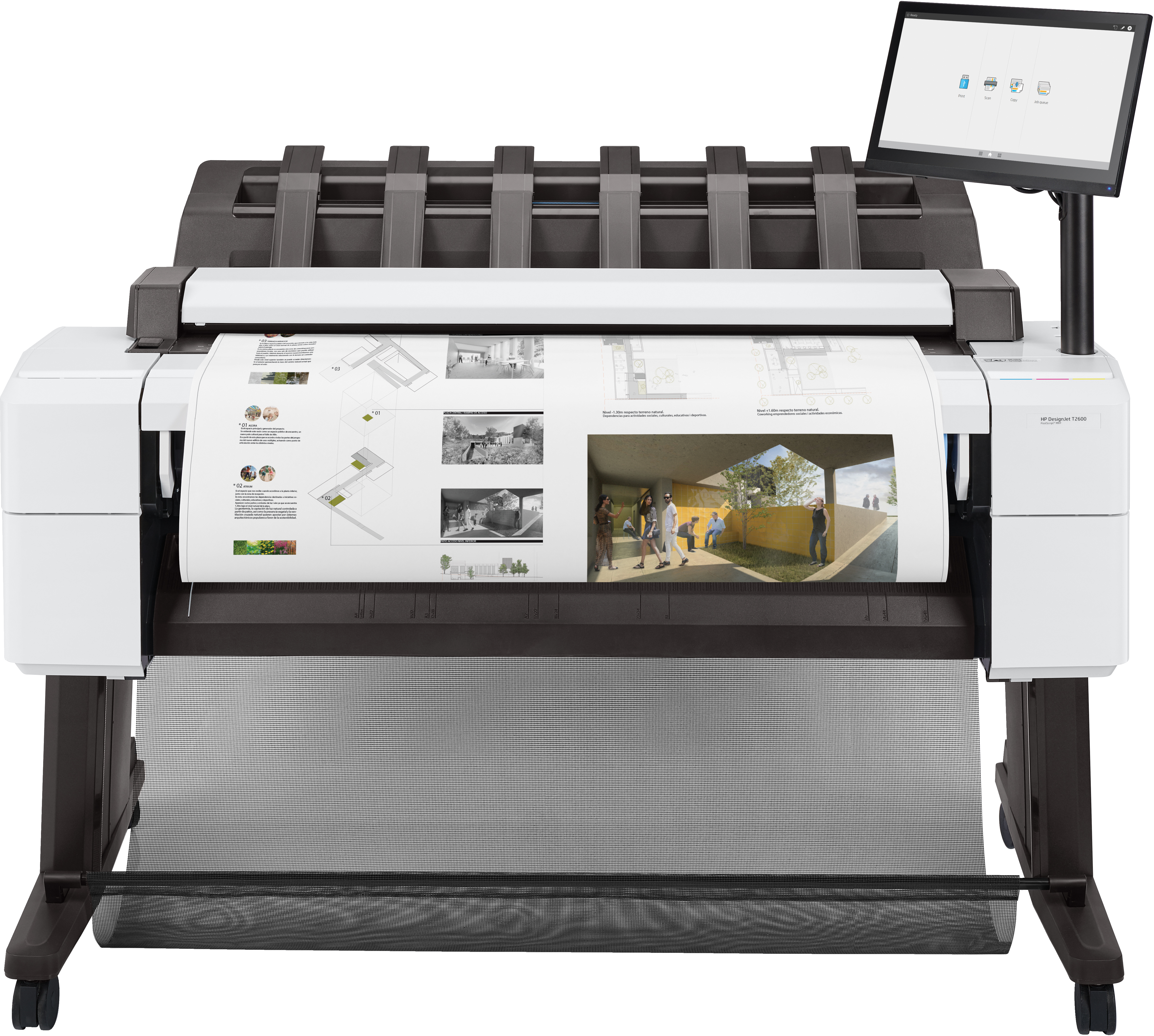 HP DesignJet T2600dr PS 91,44cm 36Zoll MFP